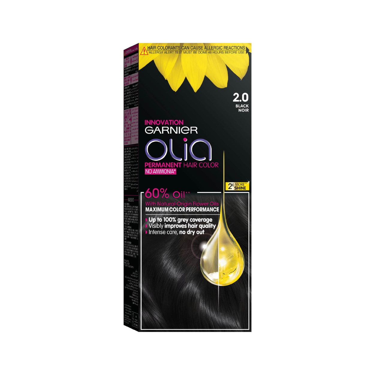 Garnier Olia 2.0 Black Permanent Hair Color