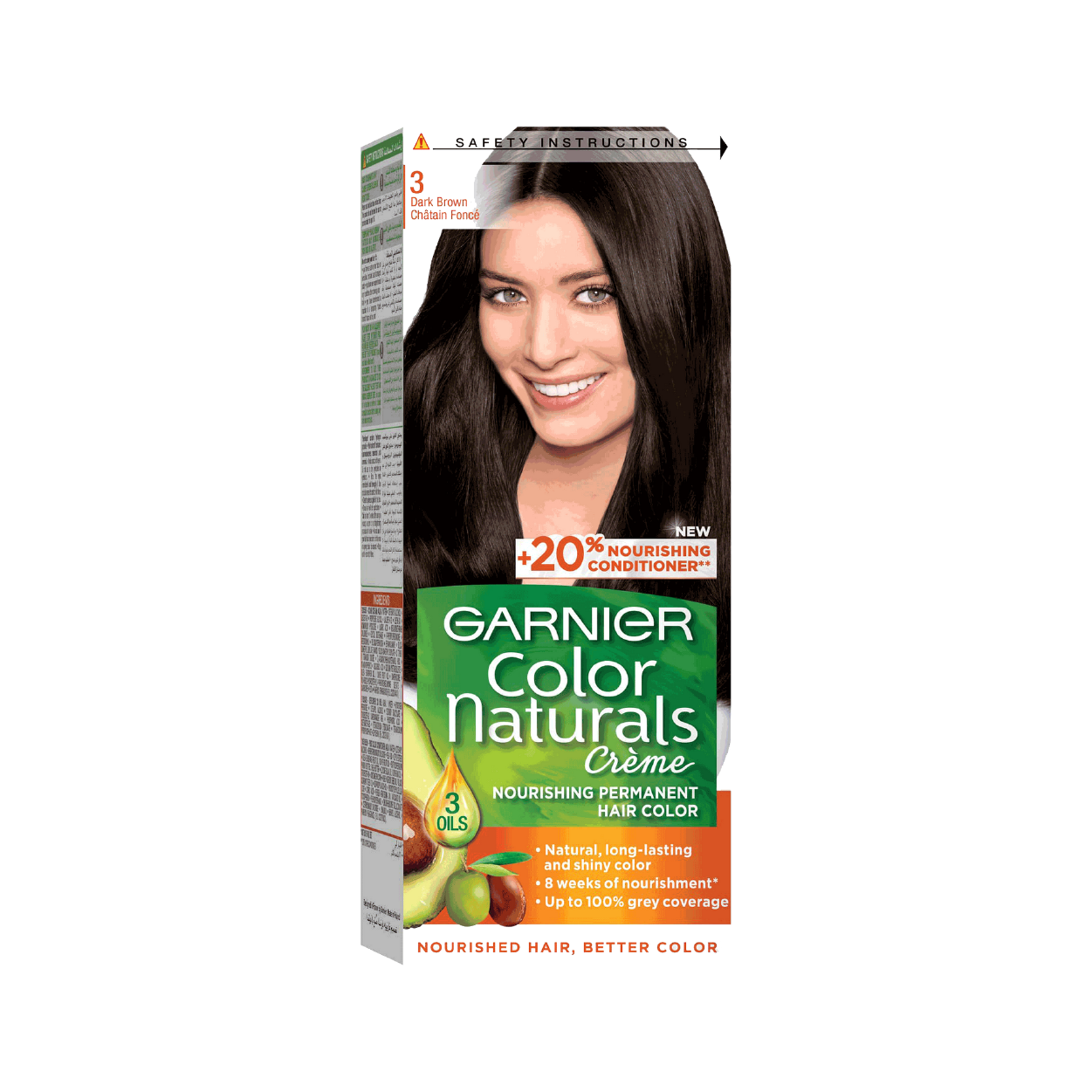 Garnier Color Naturals Dark Brwn 3