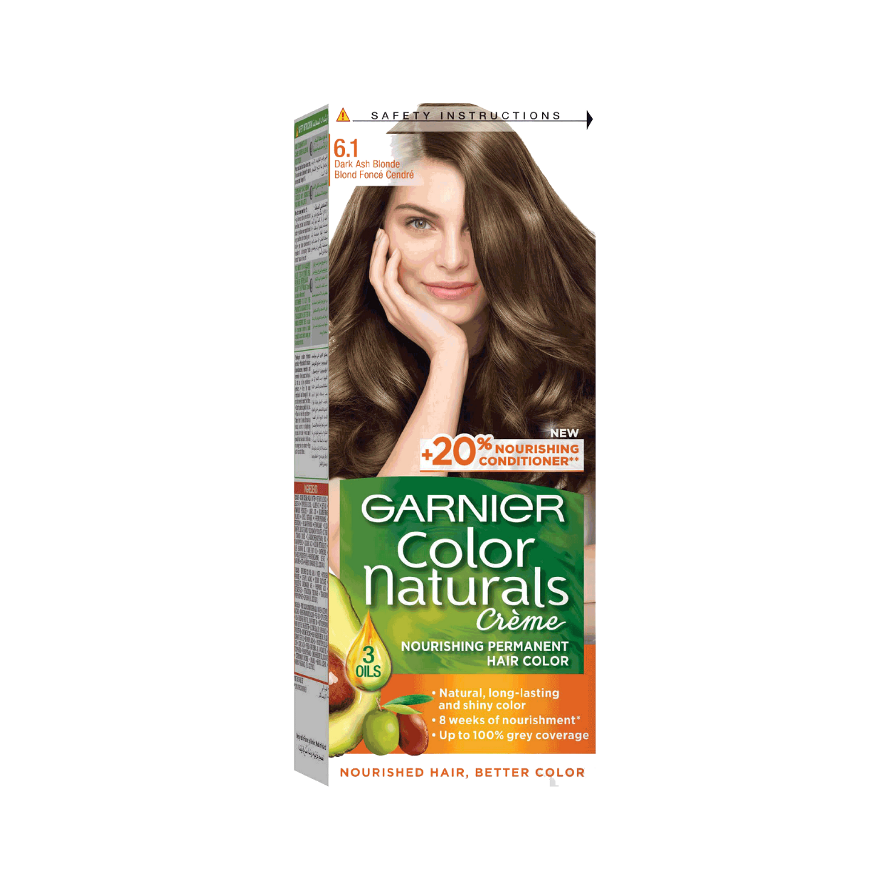 Garnier Color Naturals 6.1 Dark Ash Blonde