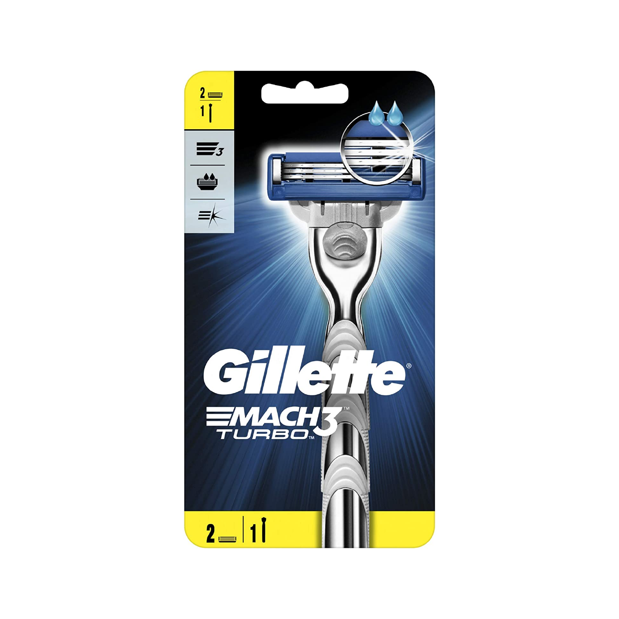 Gillette Mach3 Turbo Razor 2Up 3D Ball