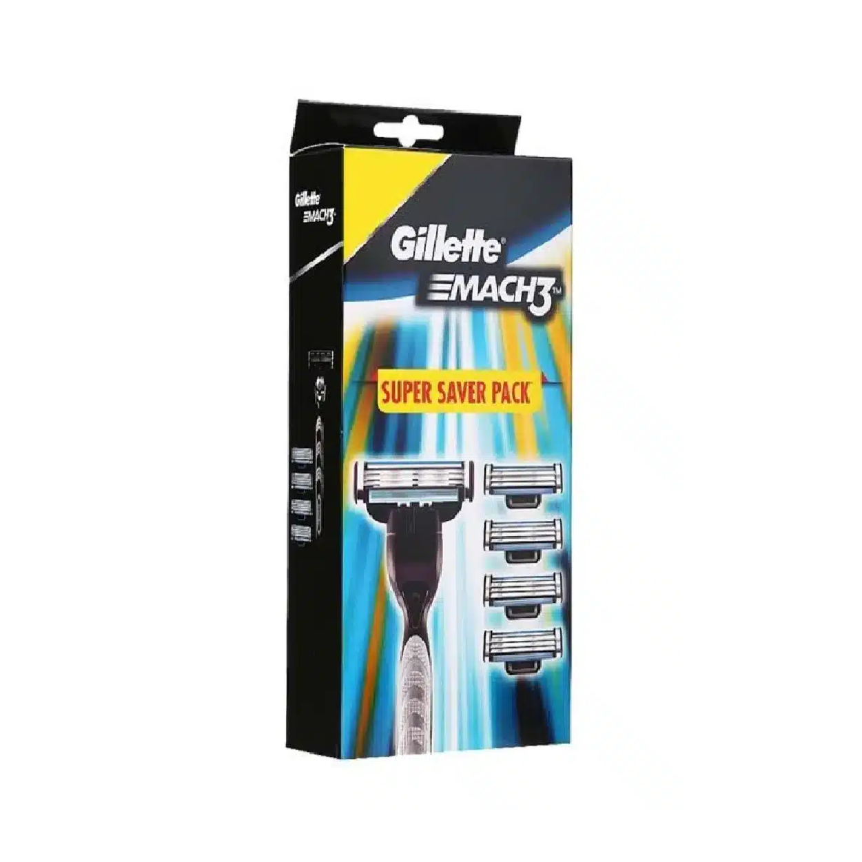 Gillette Mach3 1Razor+4Blade Super Saver Pack