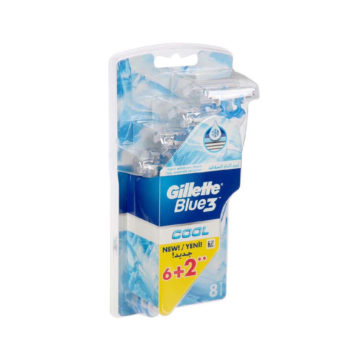 Gillette Blue 3 Cool 6+2