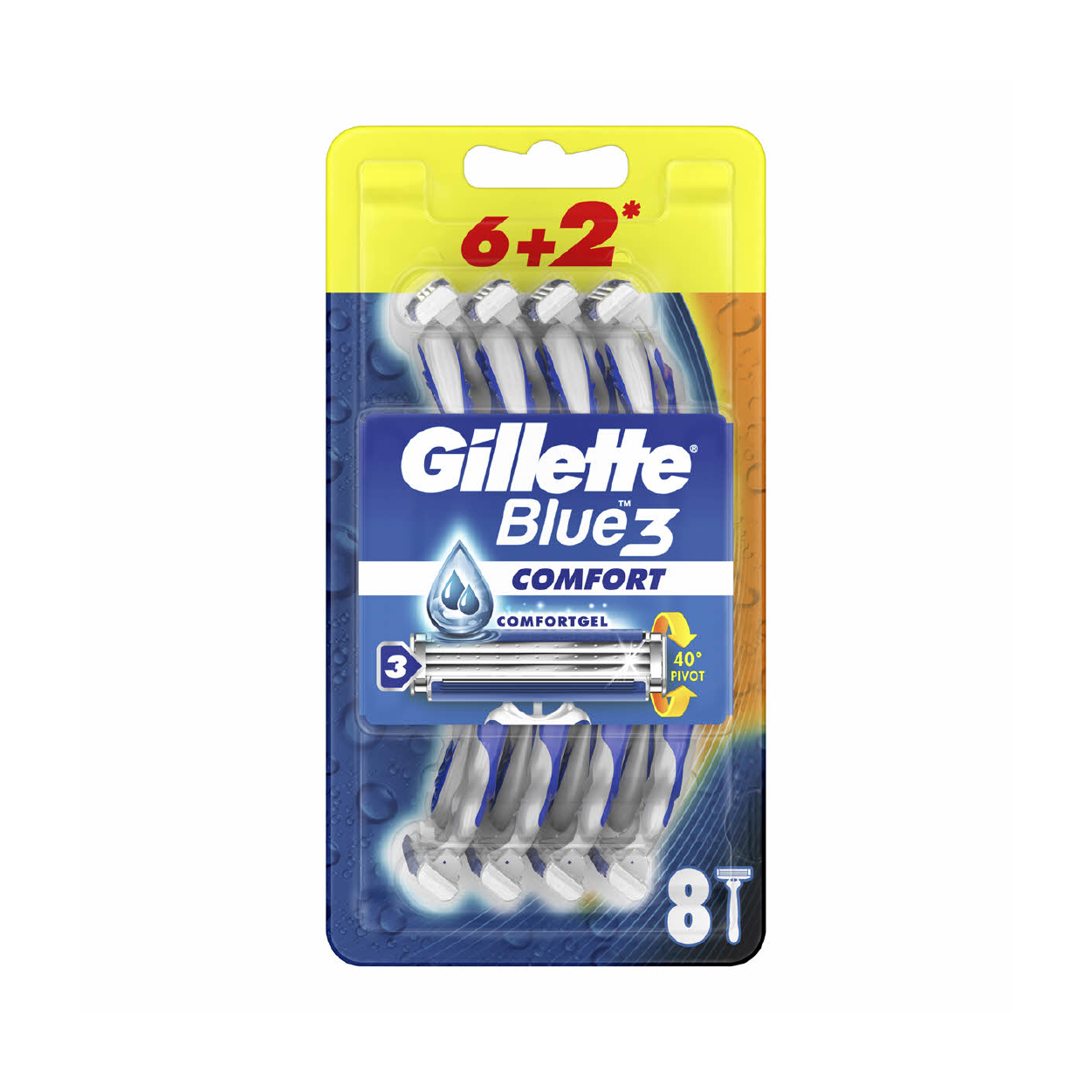 Gillette Blue 3 Comfort  6+2