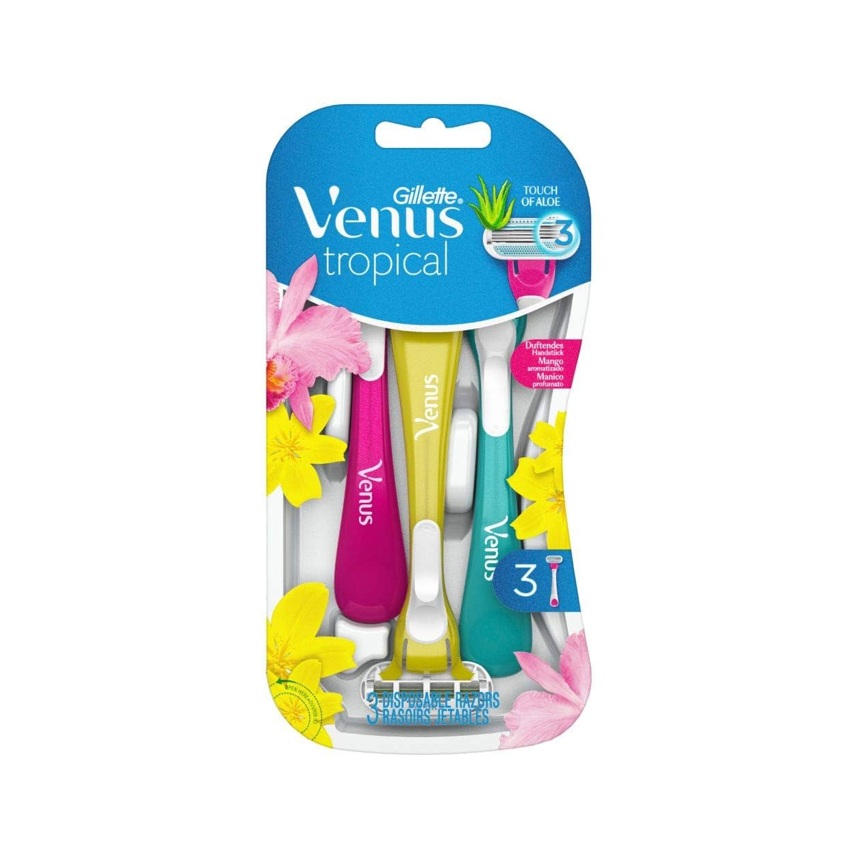 Gillette Venus Tropical Wmn Dispos Razor 3'S