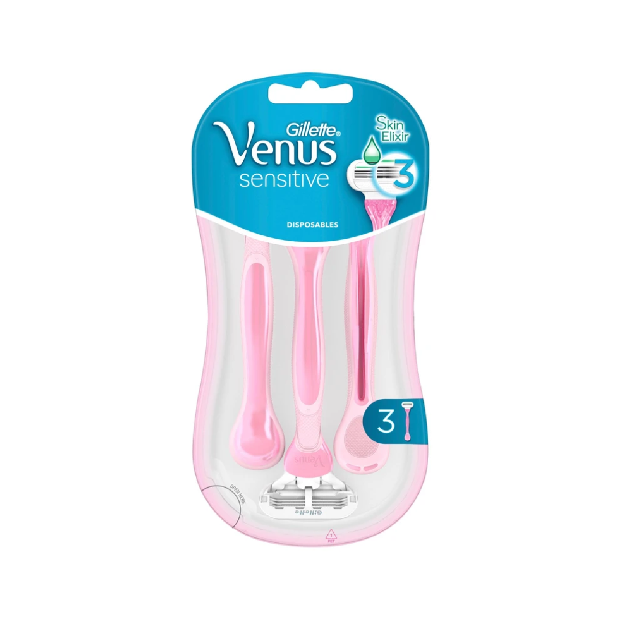 Gillette Venus Sensitive Wmn Dispos Razor 3'S