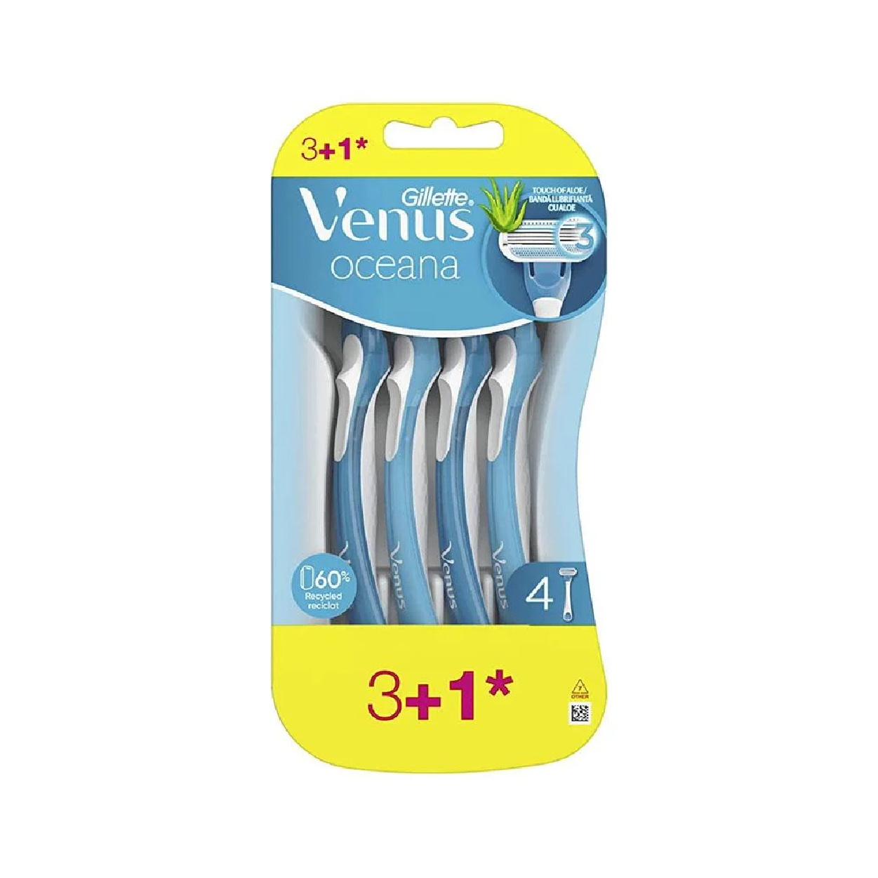 Gillette Venus Ocean Wmn Dispos Razor 3+1'S