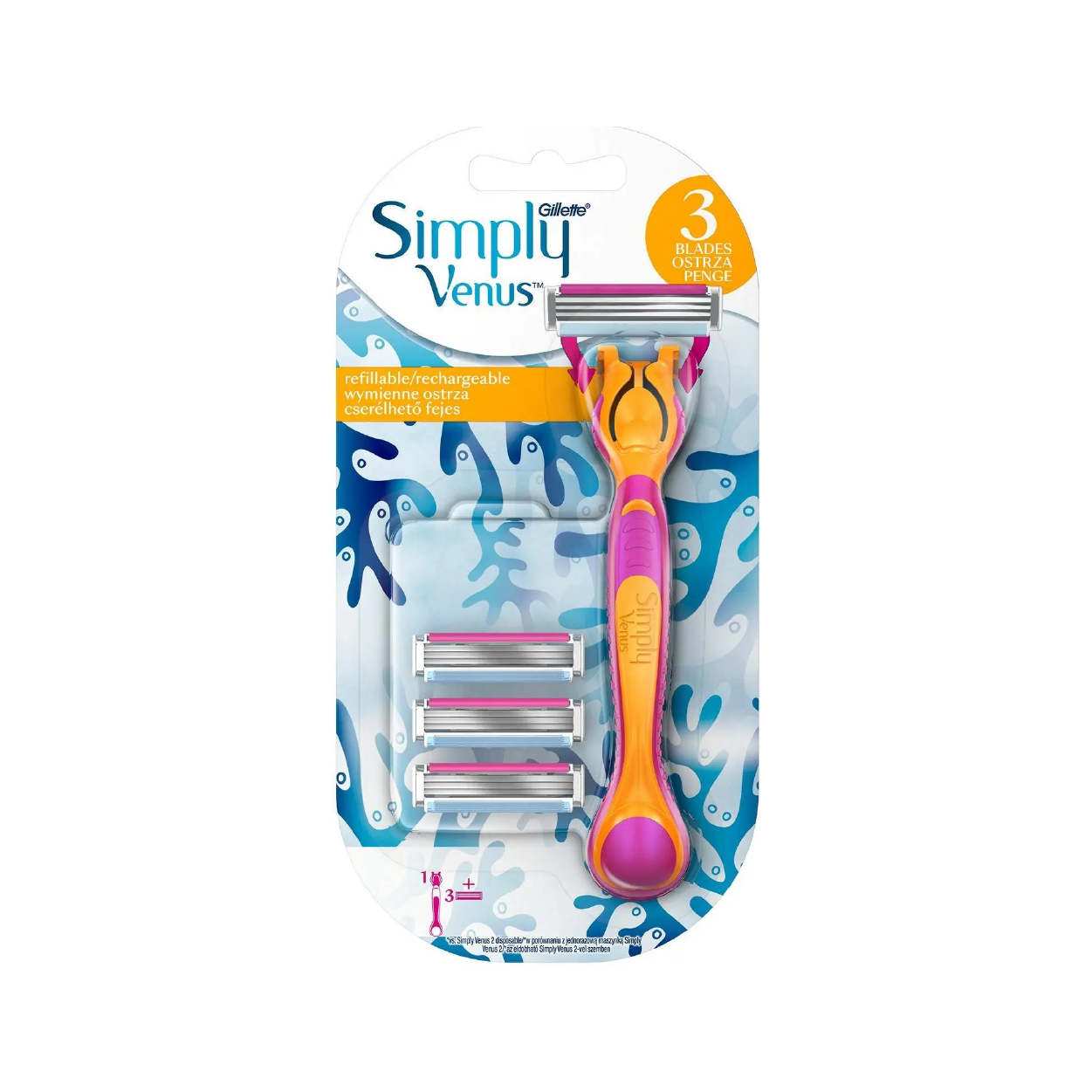 Gillette Simplyvenus 3In1 Wmen Razor