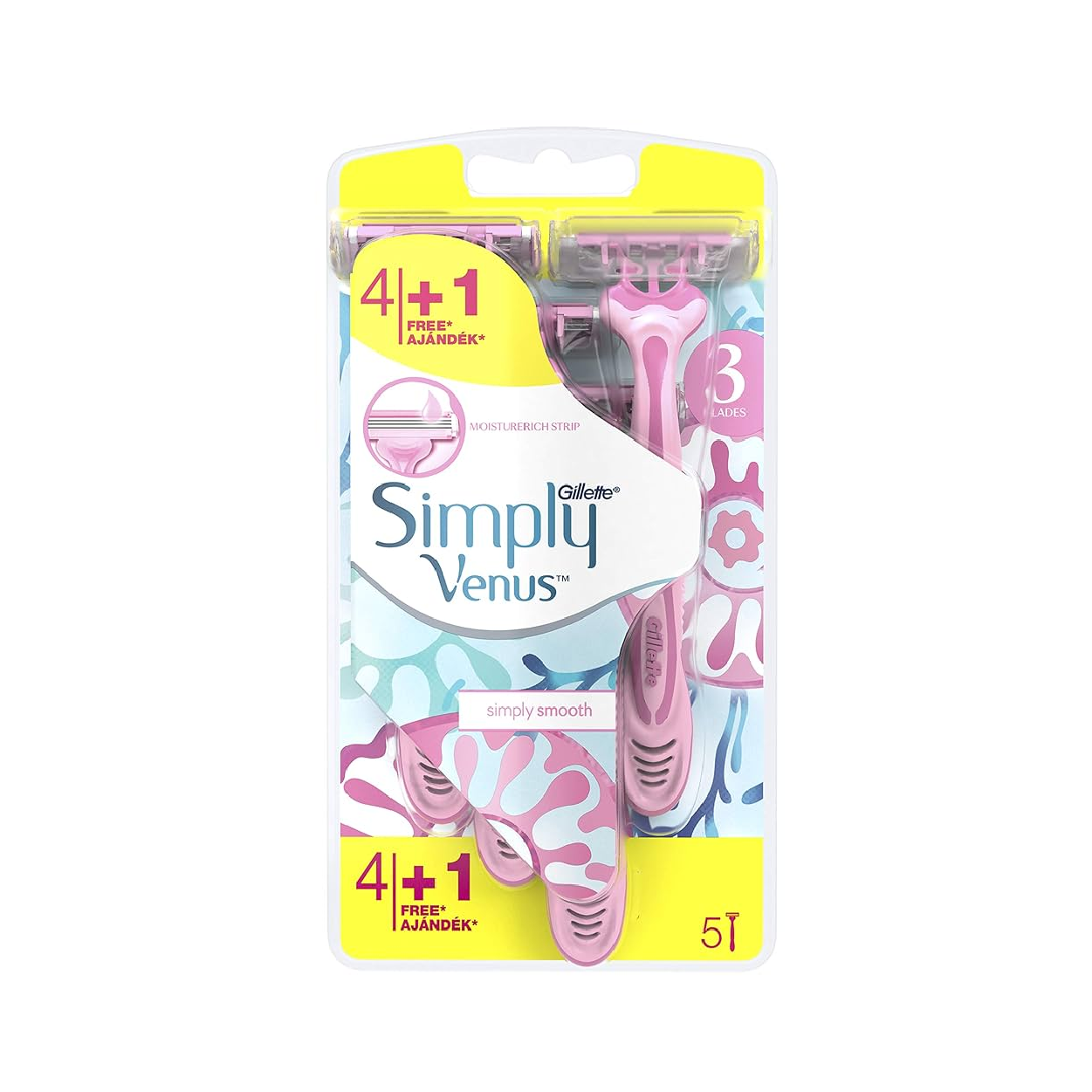 Gillette Simply Venus Sv3 Dis 4'S