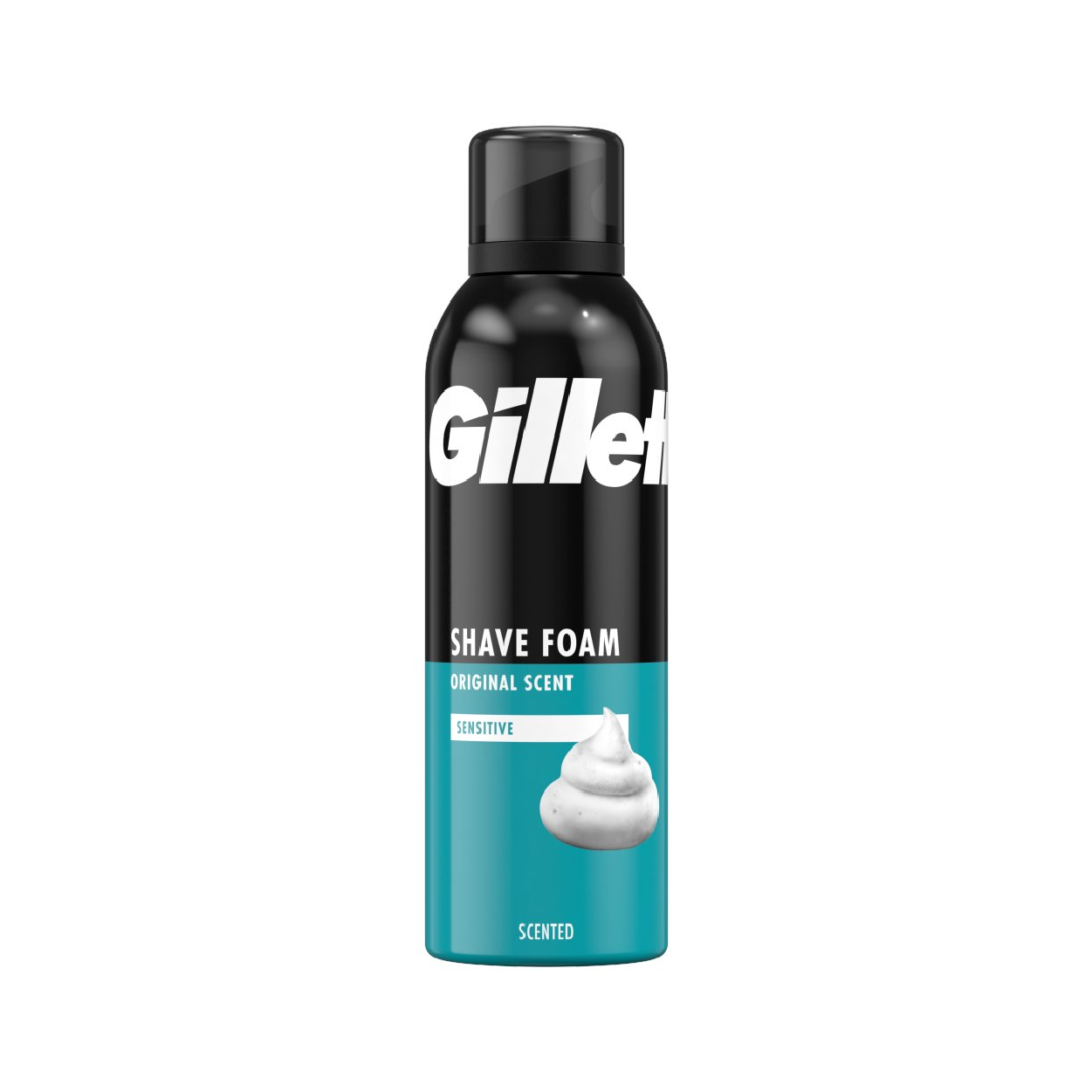 Gillette Shave Foam Org Scent Sensitive 200Ml