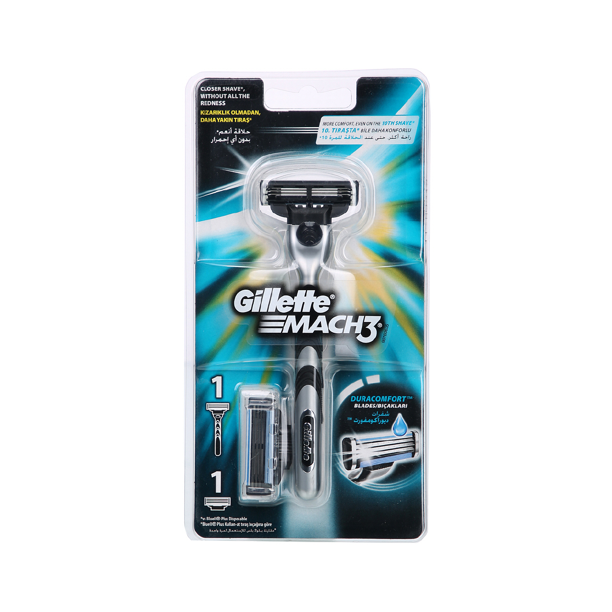 Gillette Mach3+Comfort H+2Cart