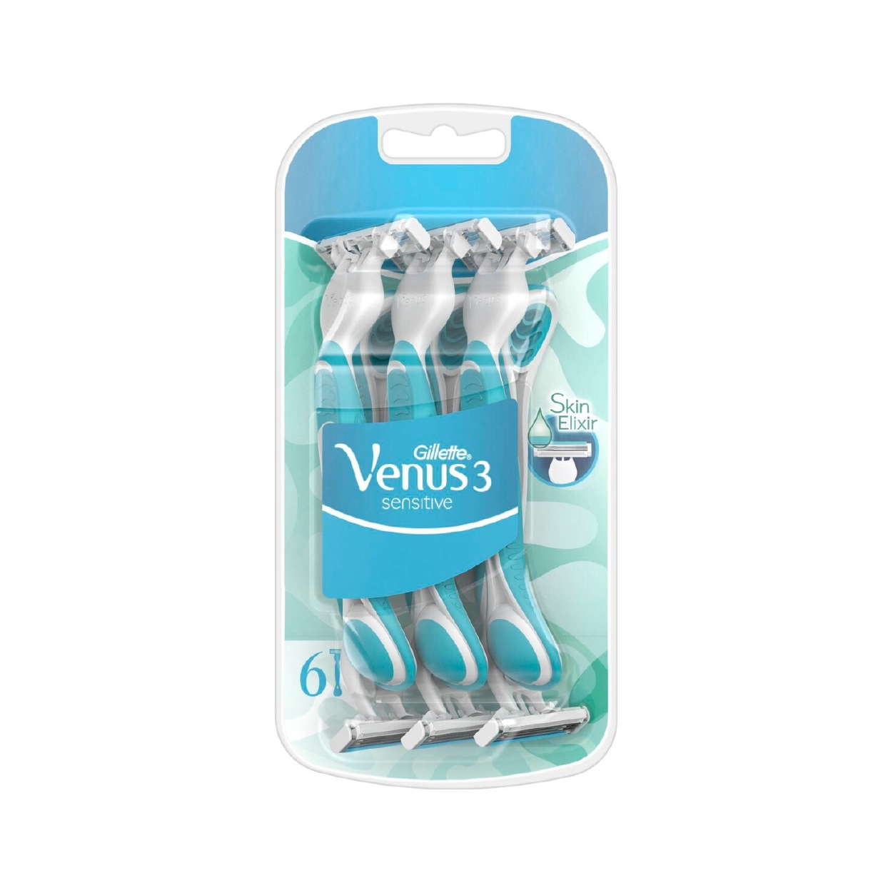 Gillette Blue3 Sens Skn Elixir 6'S