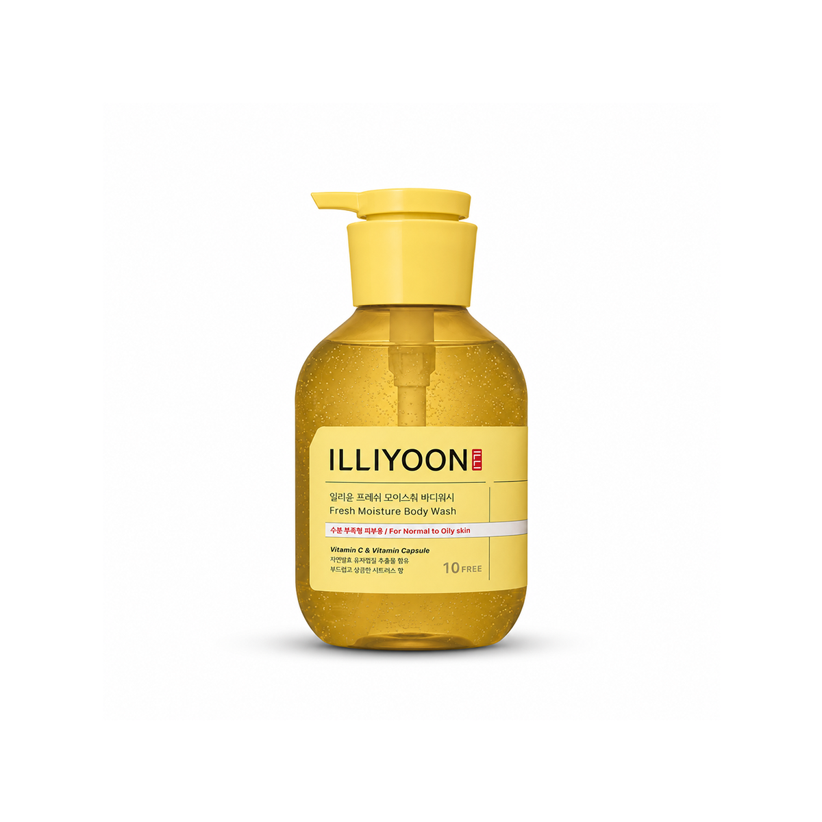ILLIYOON Fresh Moisture Body Wash 500ml, moisturizing body cleanser for normal to oily skin with refreshing cleanse