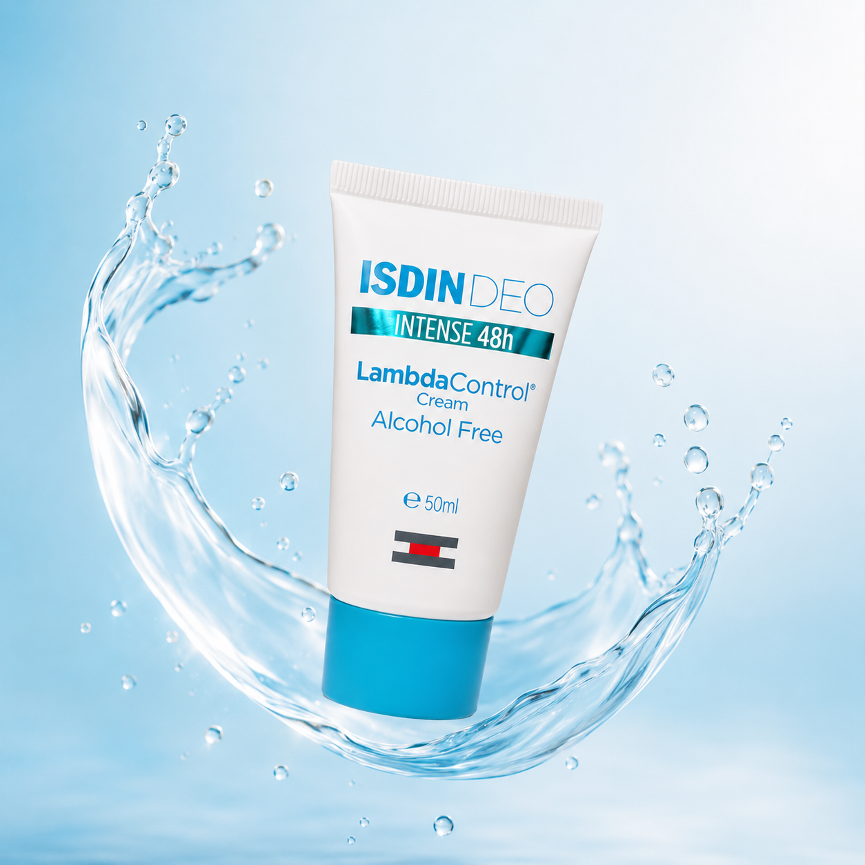 ISDIN Deo Intense 48h LambdaControl Cream alcohol-free deodorant cream 50ml for long-lasting sweat and odor control