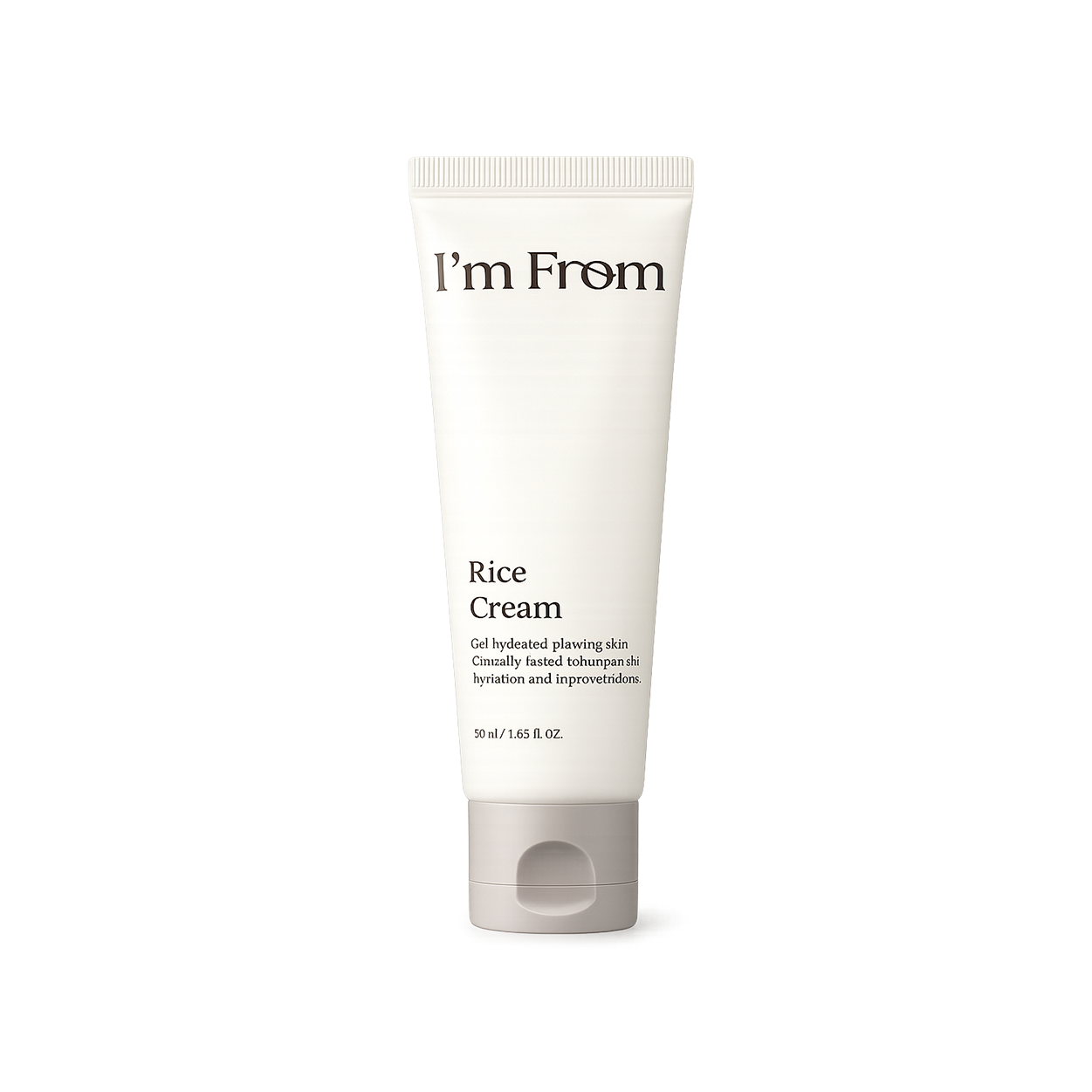 I'm From Rice Cream 50ml hydrating face cream for dry and sensitive skin, nourishing the skin barrier with rice bran water for lasting moisture.