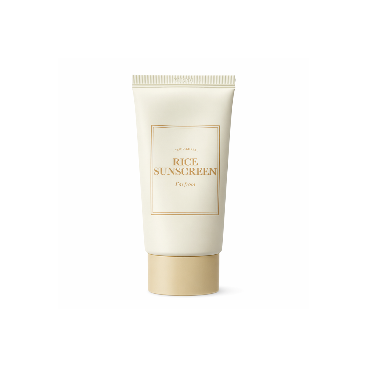 I'm From Rice Sunscreen SPF50+ PA++++ 50ml face sunscreen with rice extract providing mineral UV protection and hydration for sensitive skin