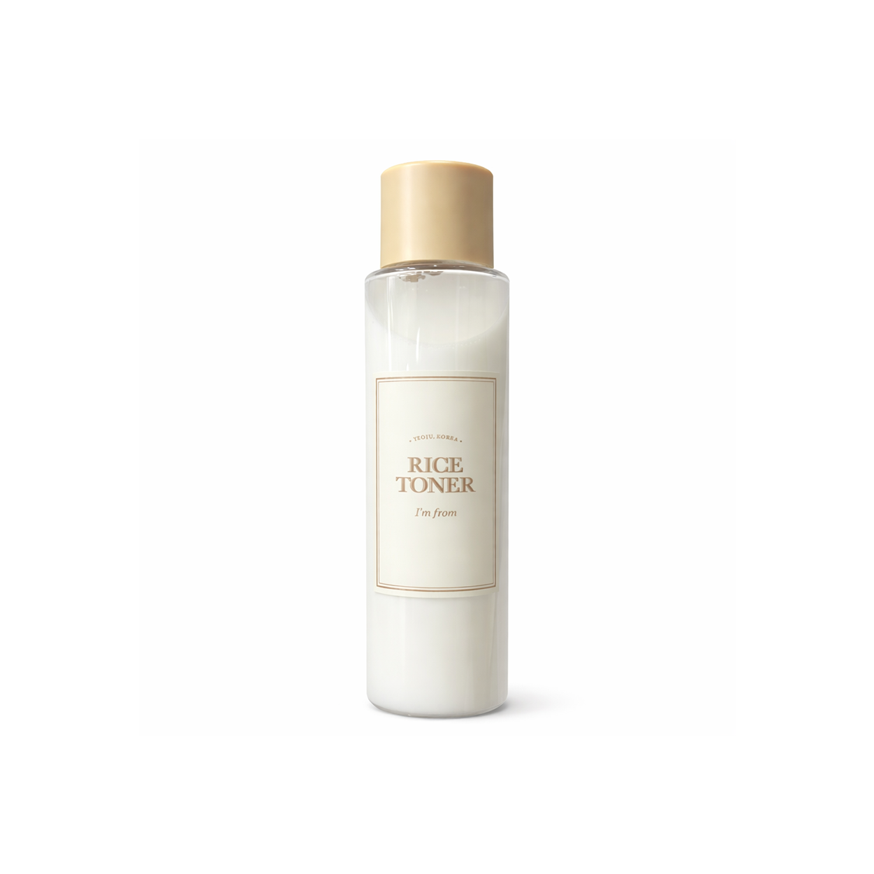 I'm From Rice Toner 150ml hydrating face toner with rice extract for brightening and moisturizing skin in Korean skincare routine