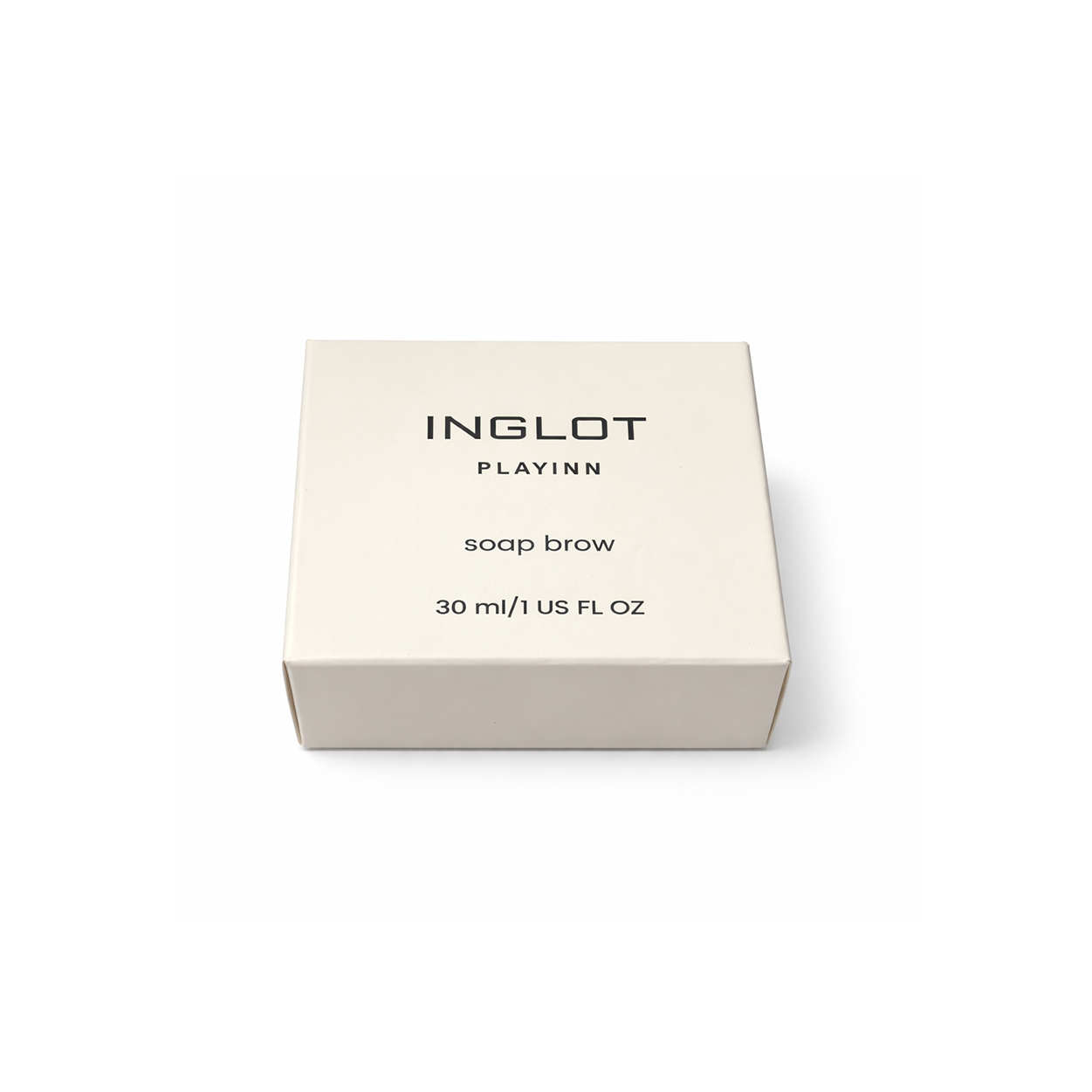 Inglot Playinn Soap Brow 30ml eyebrow styling soap for strong hold and fluffy laminated brows in compact packaging