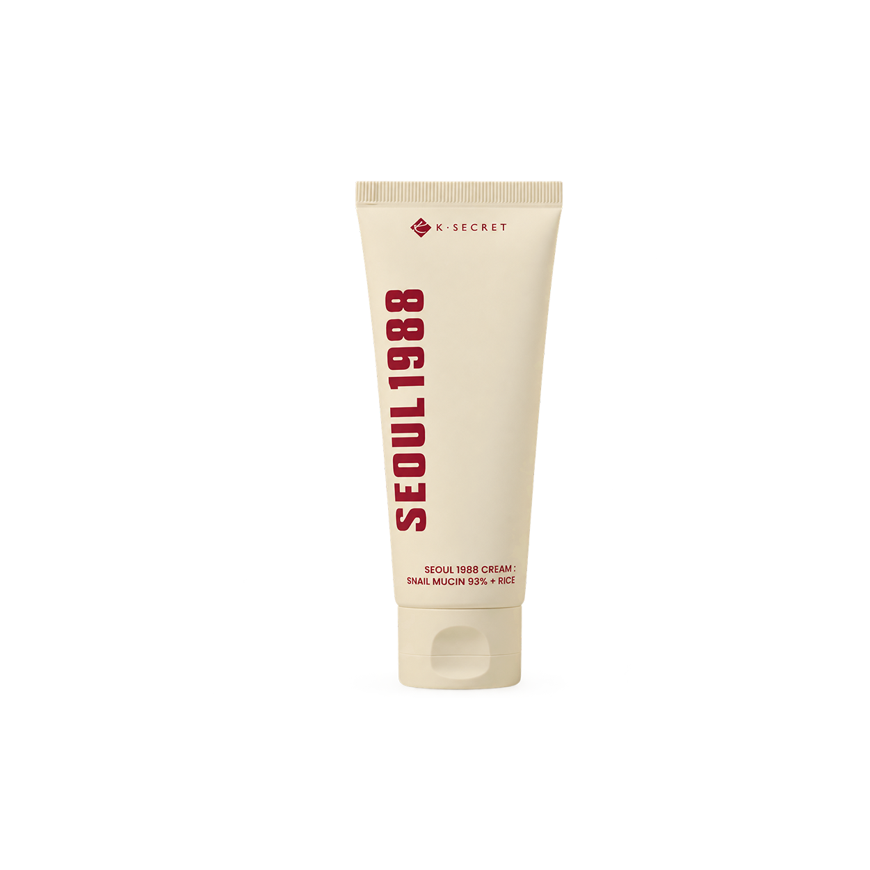 K-SECRET SEOUL 1988 CREAM : SNAIL MUCIN 93% + RICE 100ml face cream for hydrating and nourishing dry skin