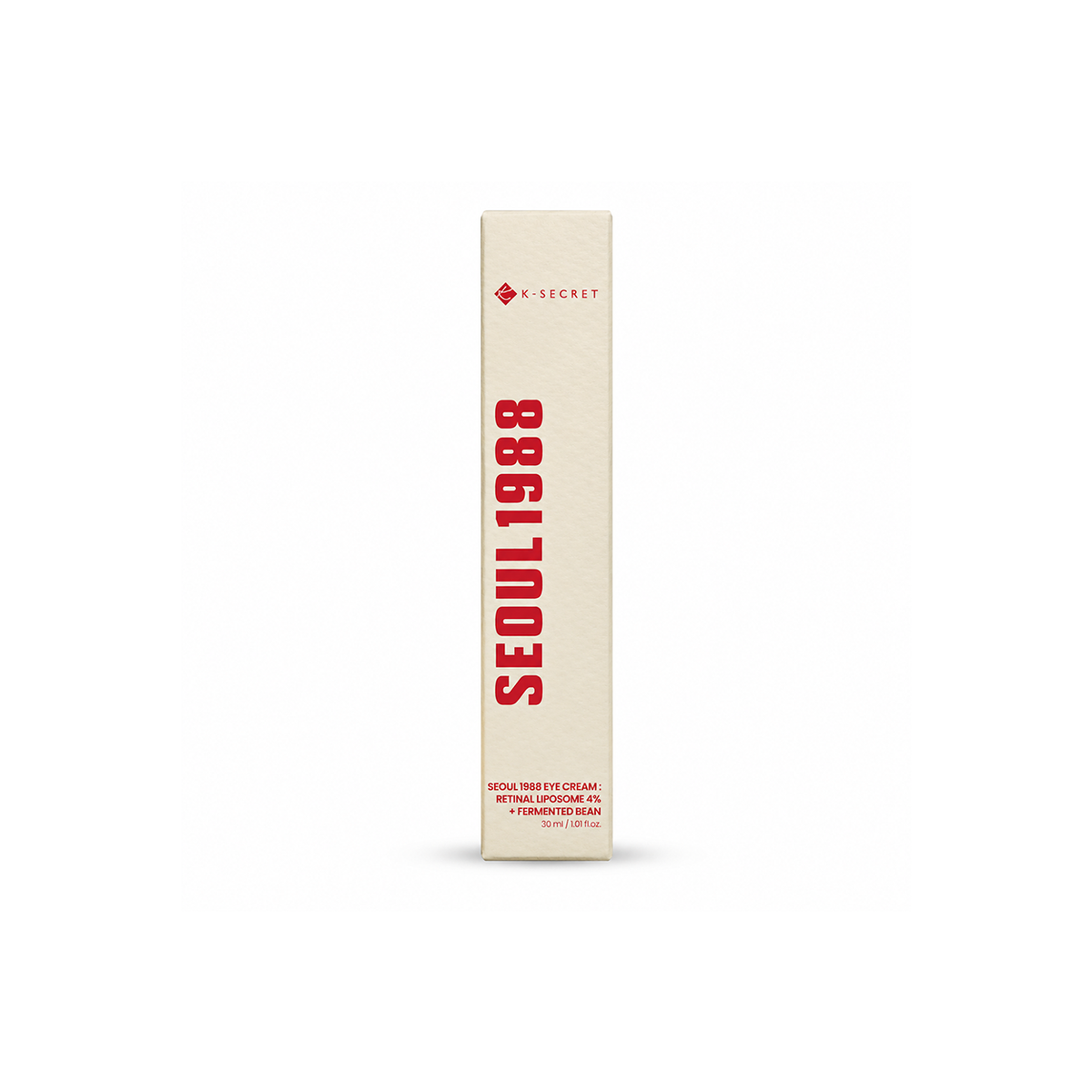 K-Secret Seoul 1988 Eye Cream Retinal Liposome 4% + Fermented Bean Eye Cream 30ml helps reduce fine lines and improve skin firmness.