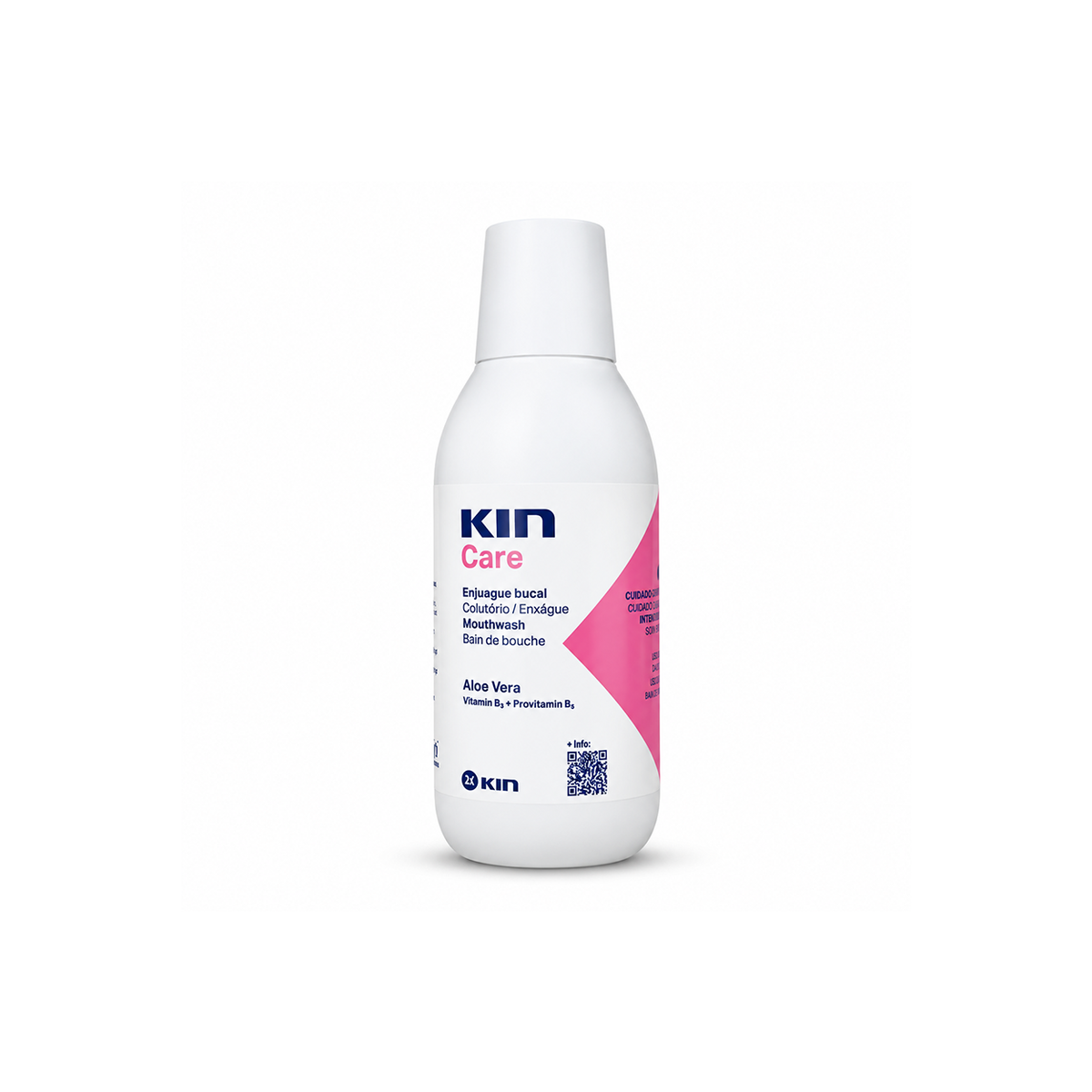 KIN Care Mouthwash 250ml with Aloe Vera for intensive oral mucosa care and fresh mint breath