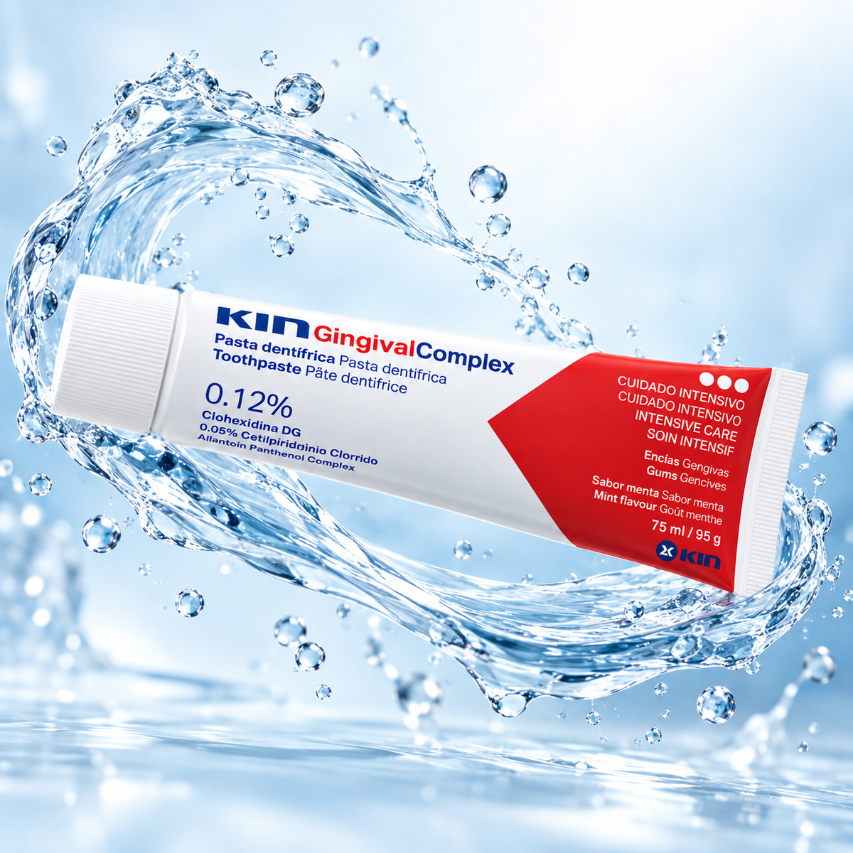 KIN Gingival Complex Intensive Care Toothpaste 75ml / 95g for targeted gum care and oral hygiene