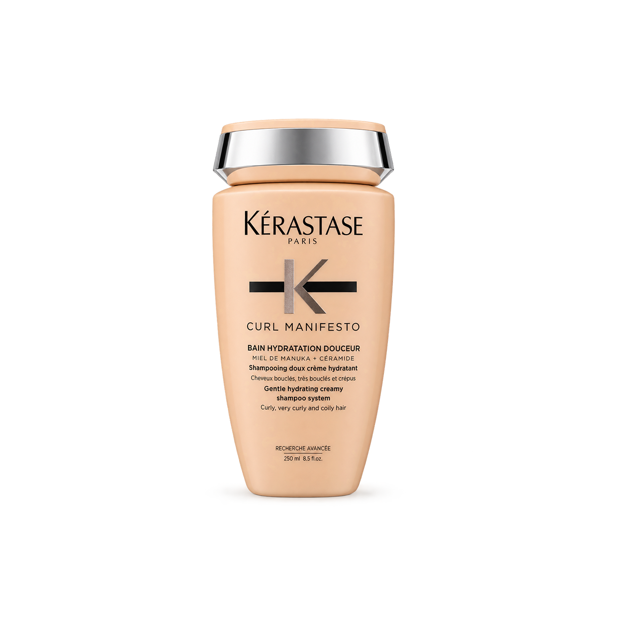 Kérastase Bain Hydratation Douceur gentle hydrating creamy shampoo 250ml for dry, curly and coily hair