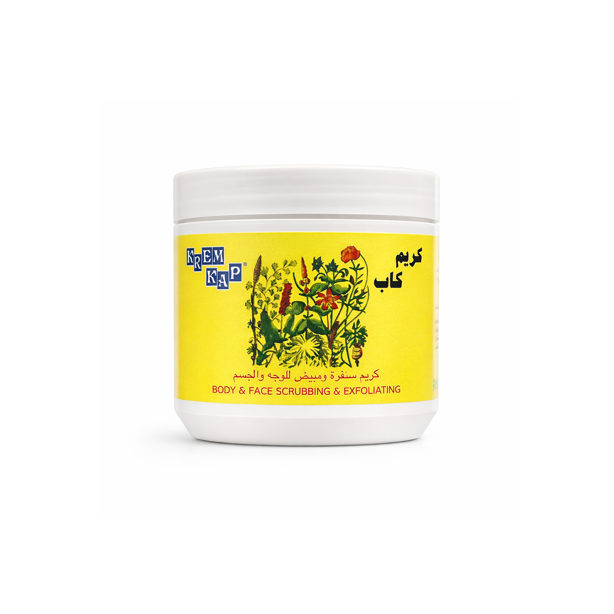 Krem Kap Body & Face Scrubbing & Exfoliating Cream 500g jar for removing dead skin and smoothing rough skin