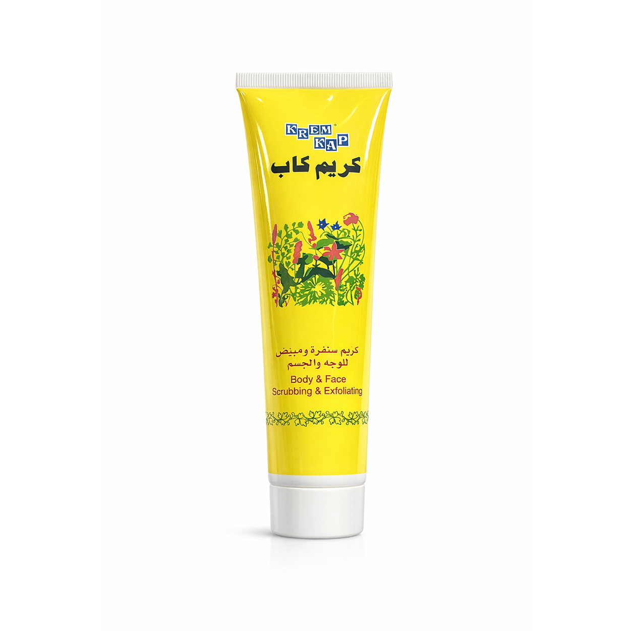Krem Kap Body & Face Scrubbing and Exfoliating Cream 150ml tube for removing dead skin and smoothing rough skin