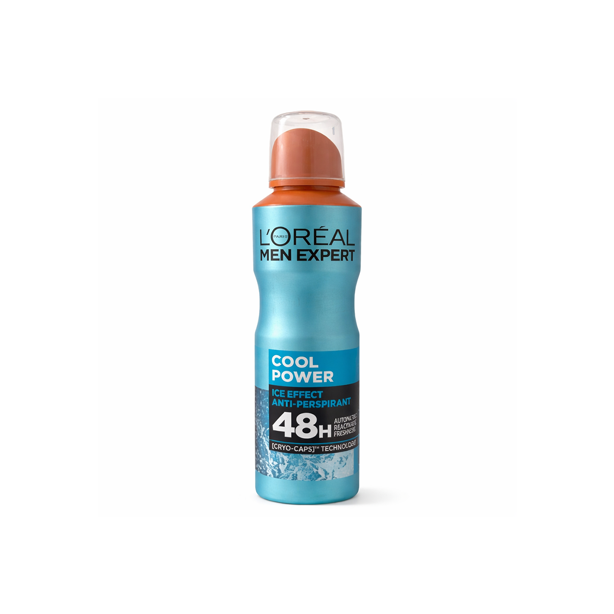 L’Oréal Men Expert Cool Power Ice Effect Anti-Perspirant spray 250ml for men providing 48-hour sweat and odor protection