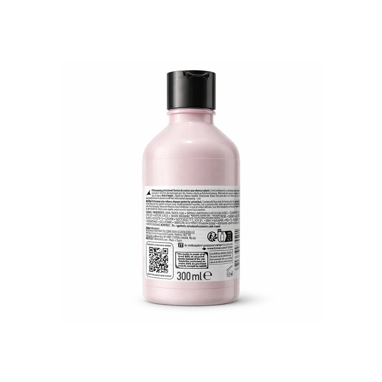 L’Oréal Professionnel Vitamino Color Shampoo 300ml bottle for color-treated hair, designed to protect color and enhance shine