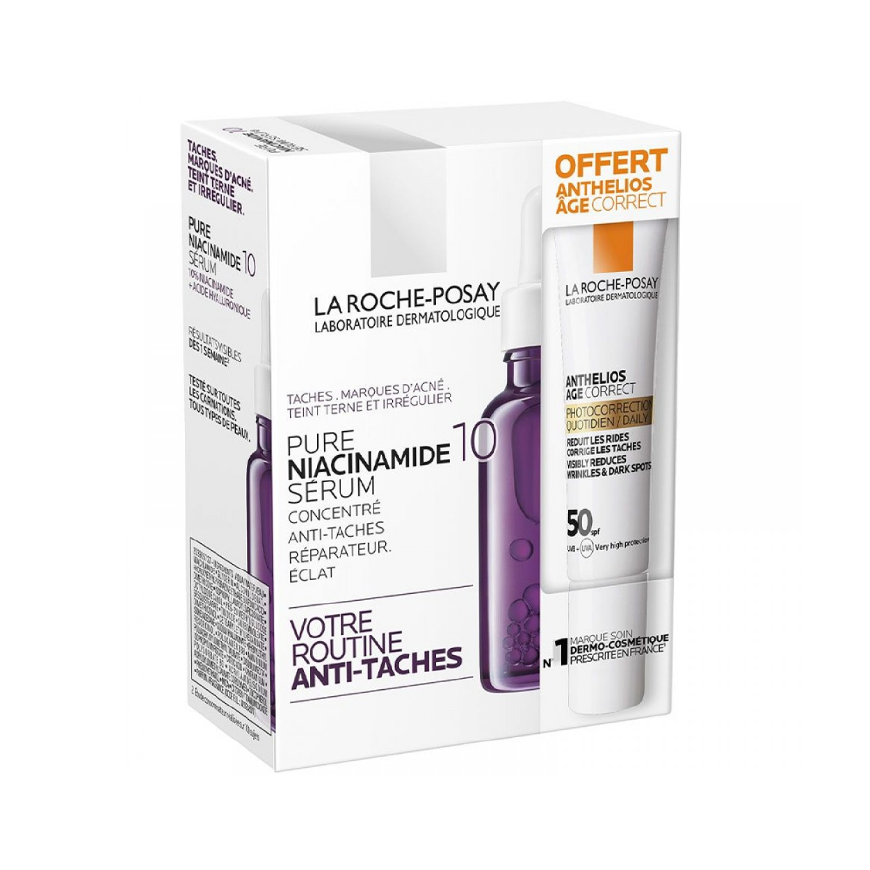 La Roche-Posay Niacinamide10 Serum+Anthelios Spf 50+