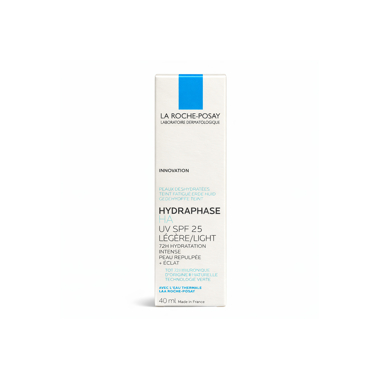 La Roche-Posay Hydraphase UV SPF25 Light 40ml face moisturizer with hyaluronic acid for hydration and daily sun protection