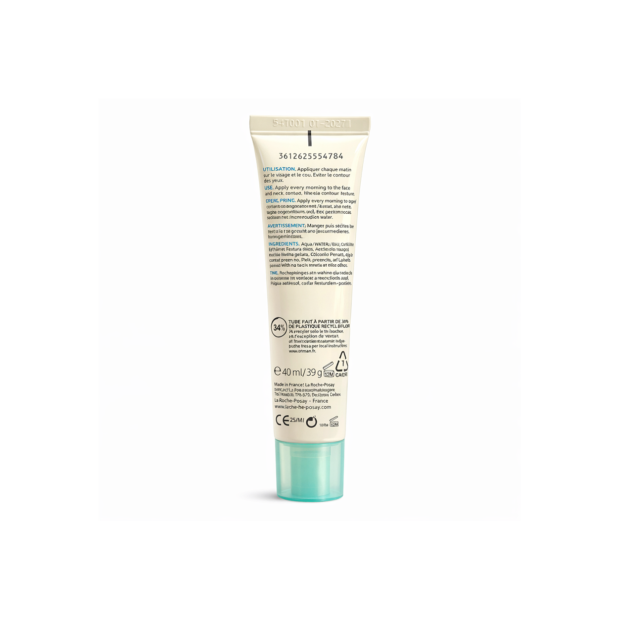 La Roche-Posay Hydraphase UV SPF25 Light 40ml face moisturizer with hyaluronic acid for hydration and daily sun protection
