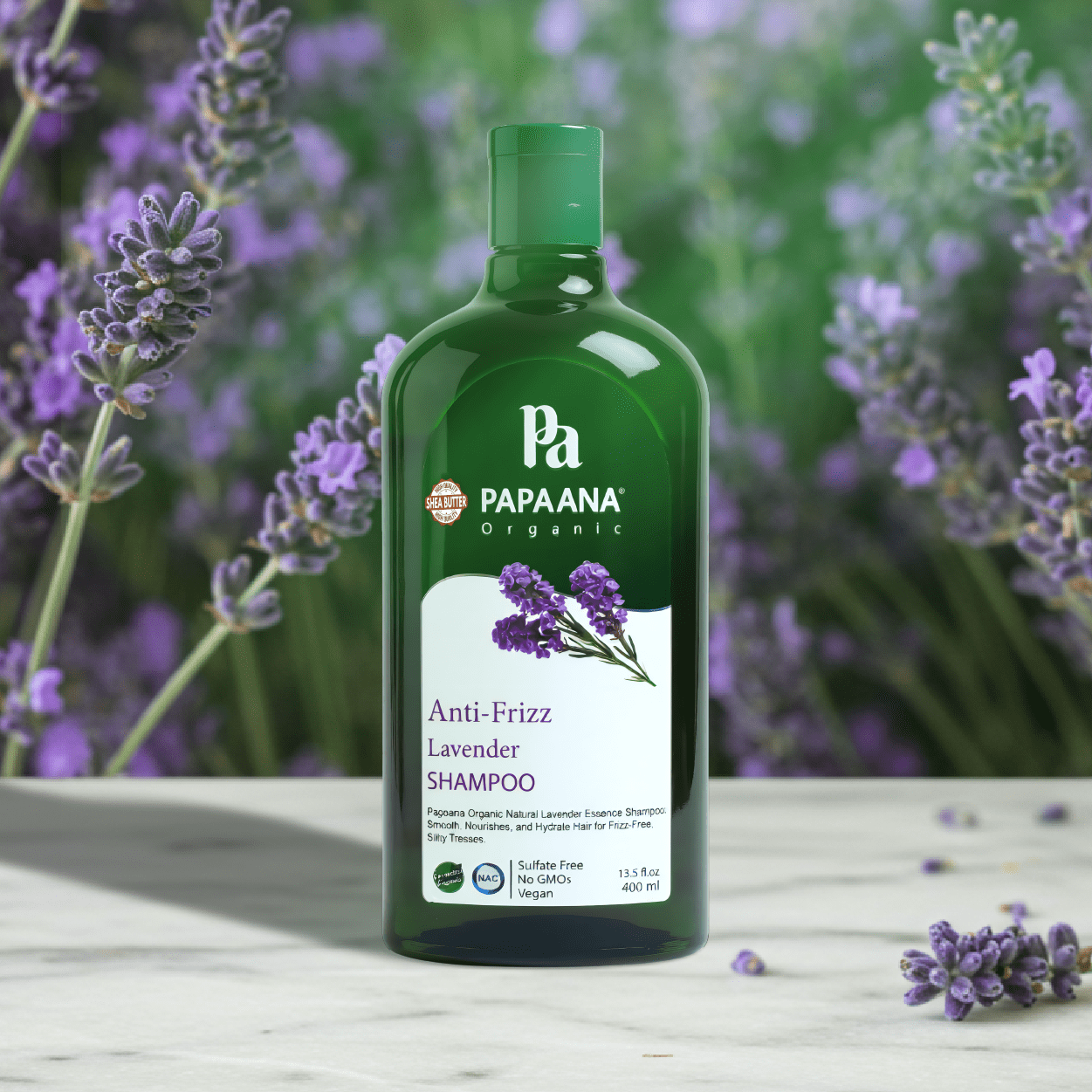 Papaana Organic Anti-Frizz Lavender Shampoo