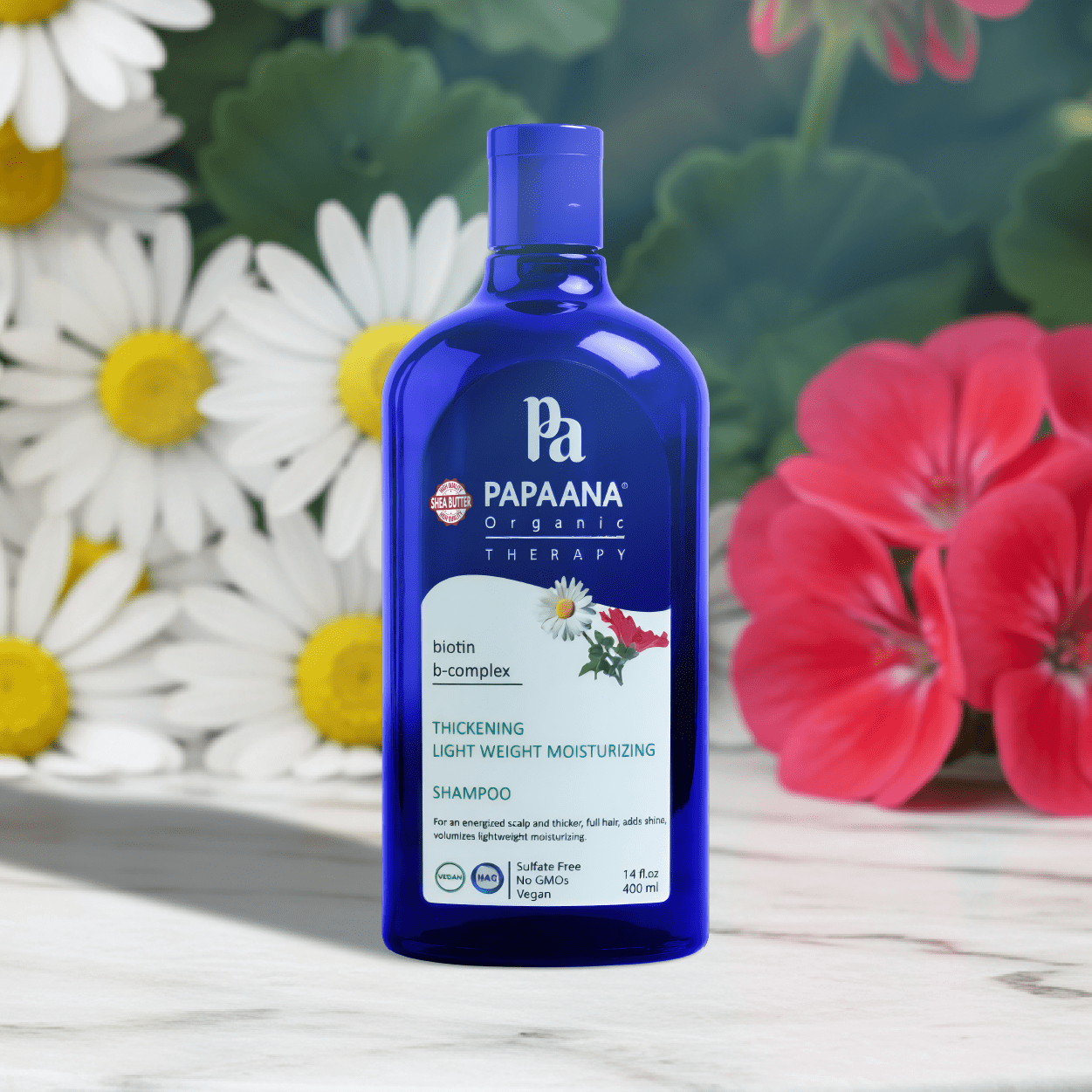 Papaana Organic Thickening Light Weight Moisturizing Shampoo