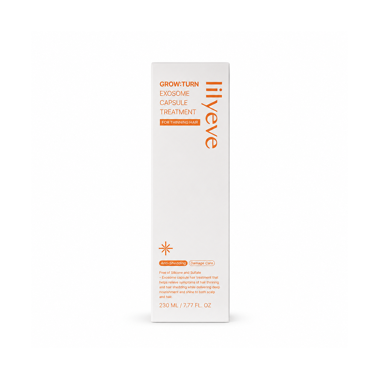 Turn Exosome Capsule Treatment Hair Treatment 230ml for thinning hair and anti-shedding scalp care with exosome technology.