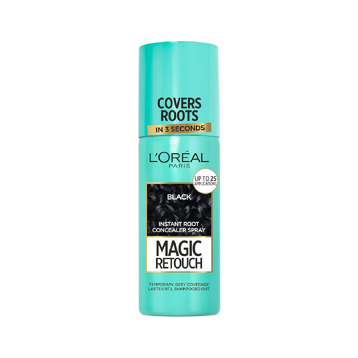 L'Oreal Mgic Retouch Black Spry 75Ml