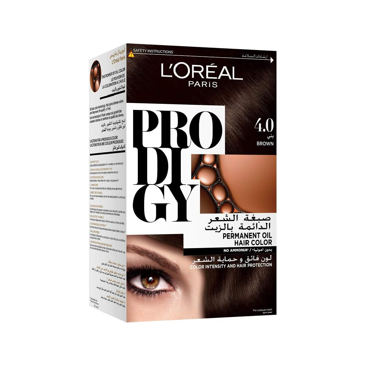 L'Oreal Prodigy Hair Clr 4.0 Brown