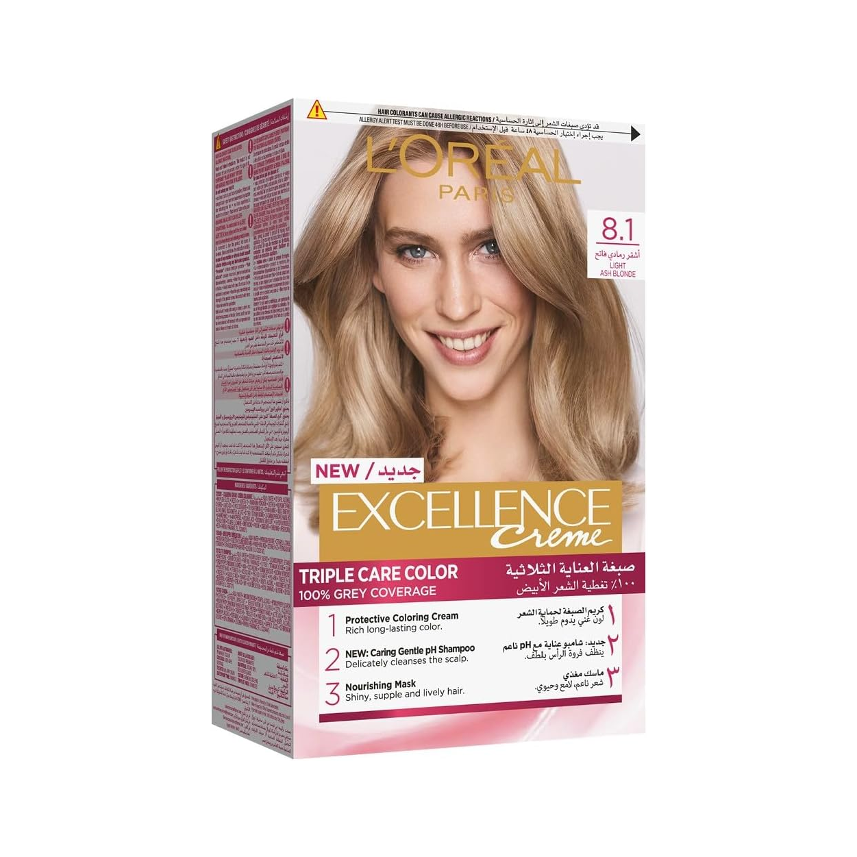 L'Oreal Excellence Hcl Lght Ash Blonde 8.1