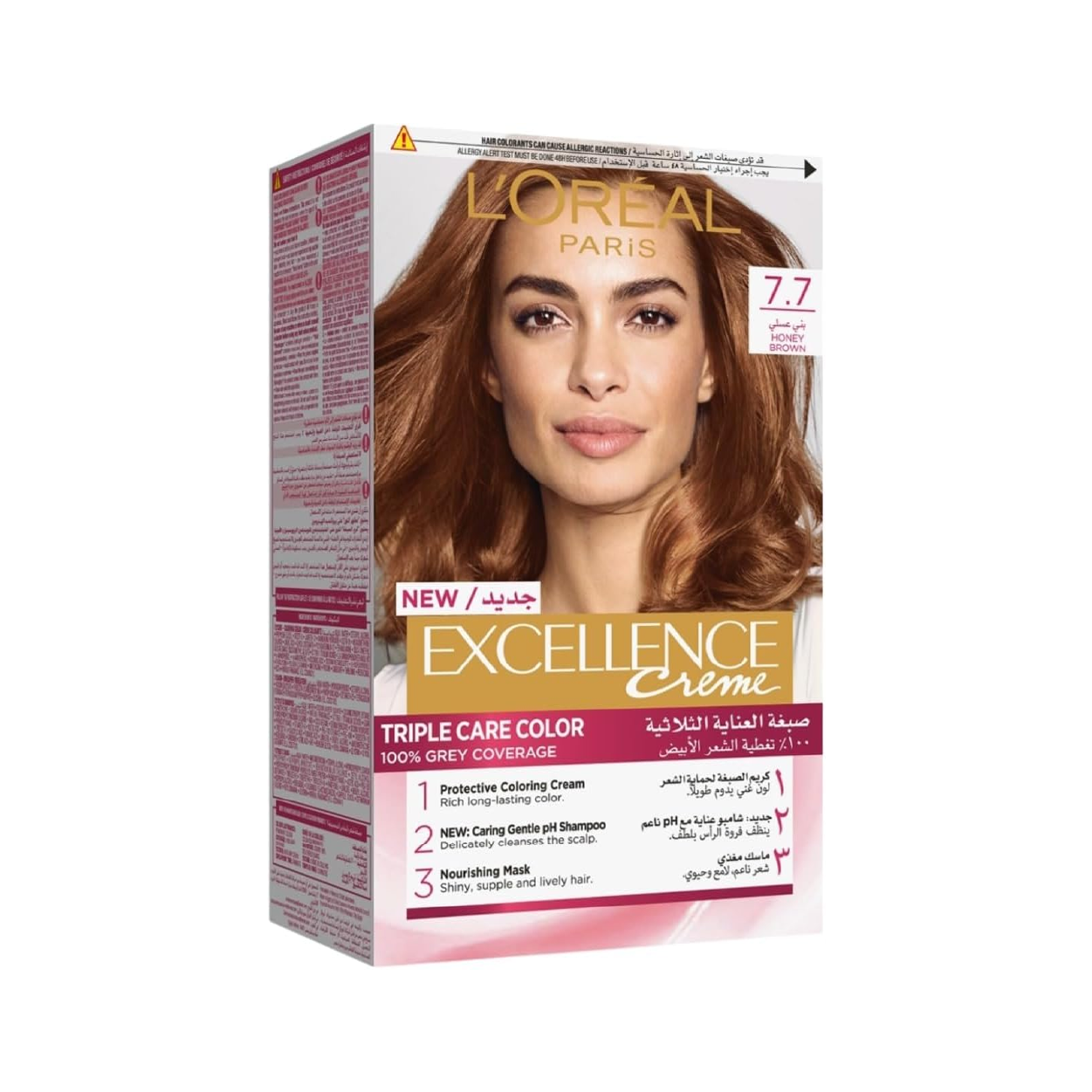 L'Oreal Excellence H/C Crm 7.7 Honey Brwn