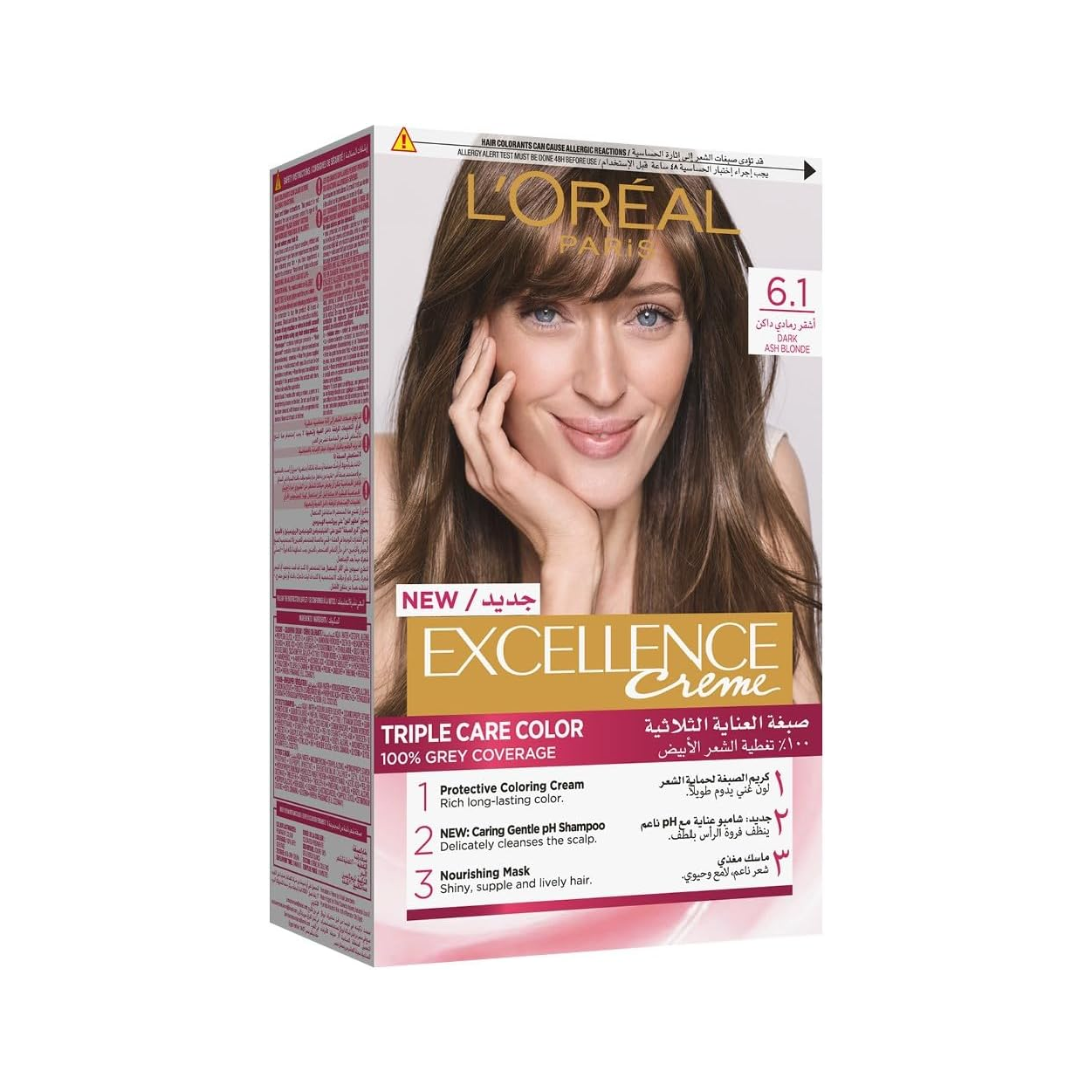 L'Oreal Excellence H/C Crm 6.1 Dark Ash Blnde