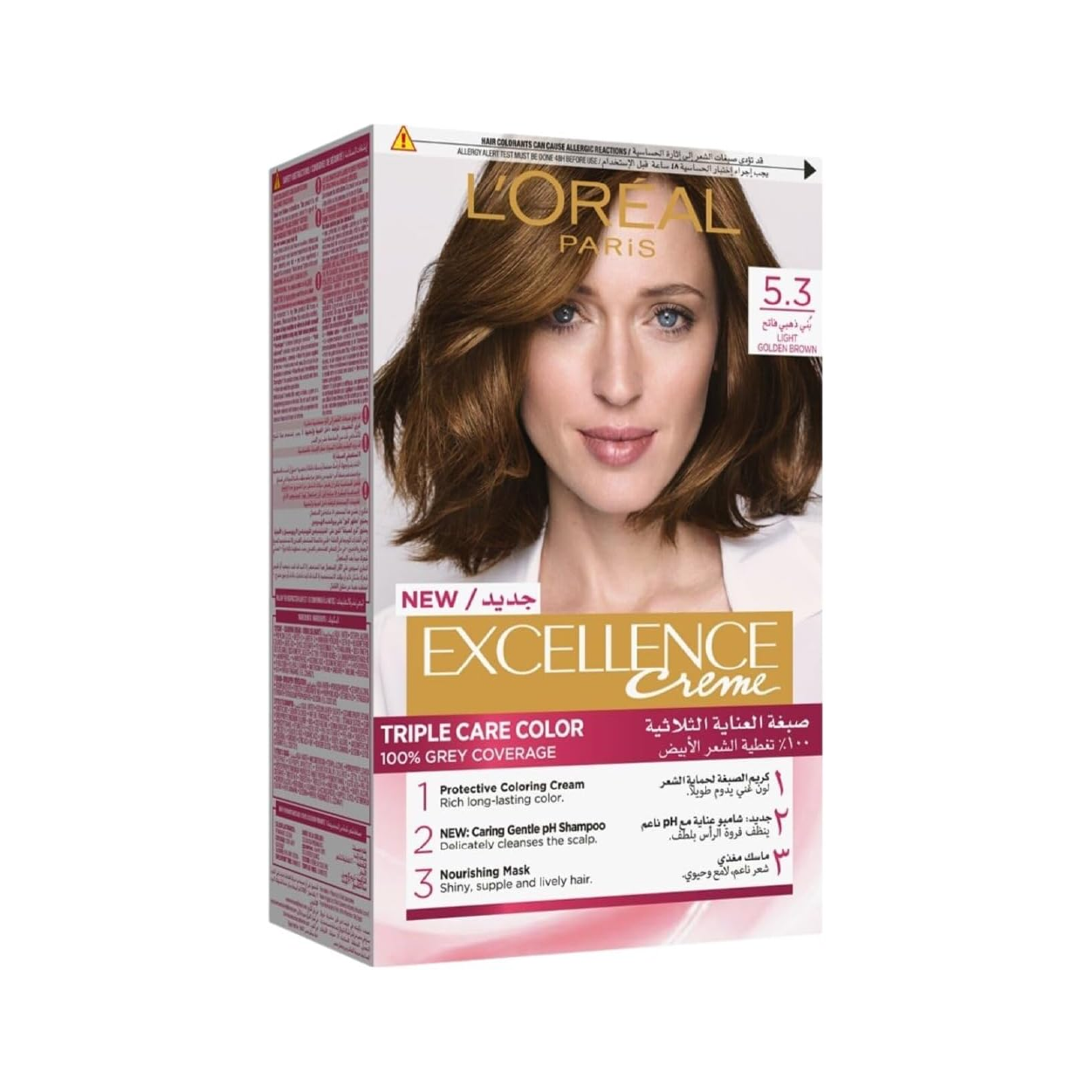 L'Oreal Excellence H/C Crm 5.3 Light Gldn Brwn