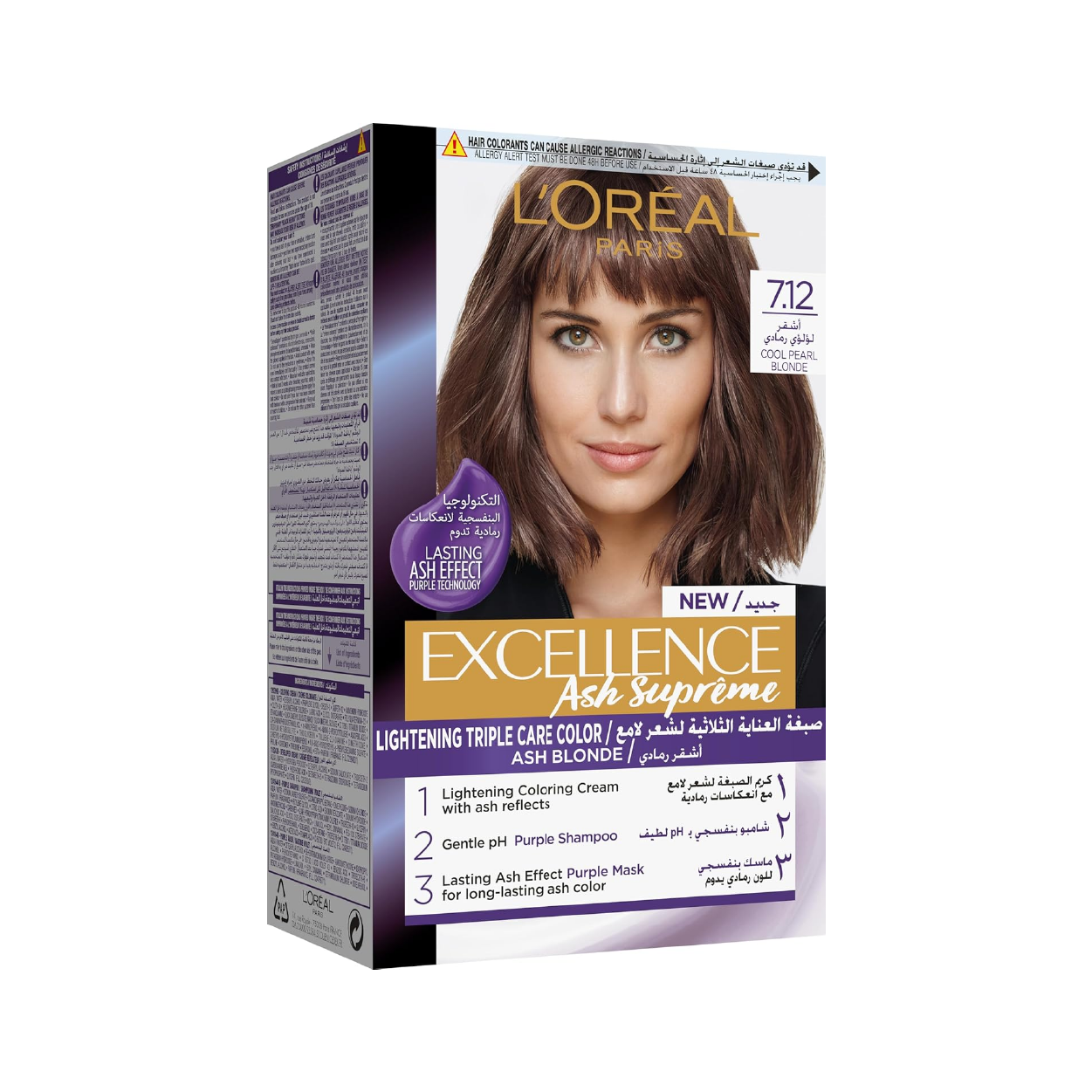 L'Oreal Excellence Ash Supreme 7.12 Cool Pearl Blonde