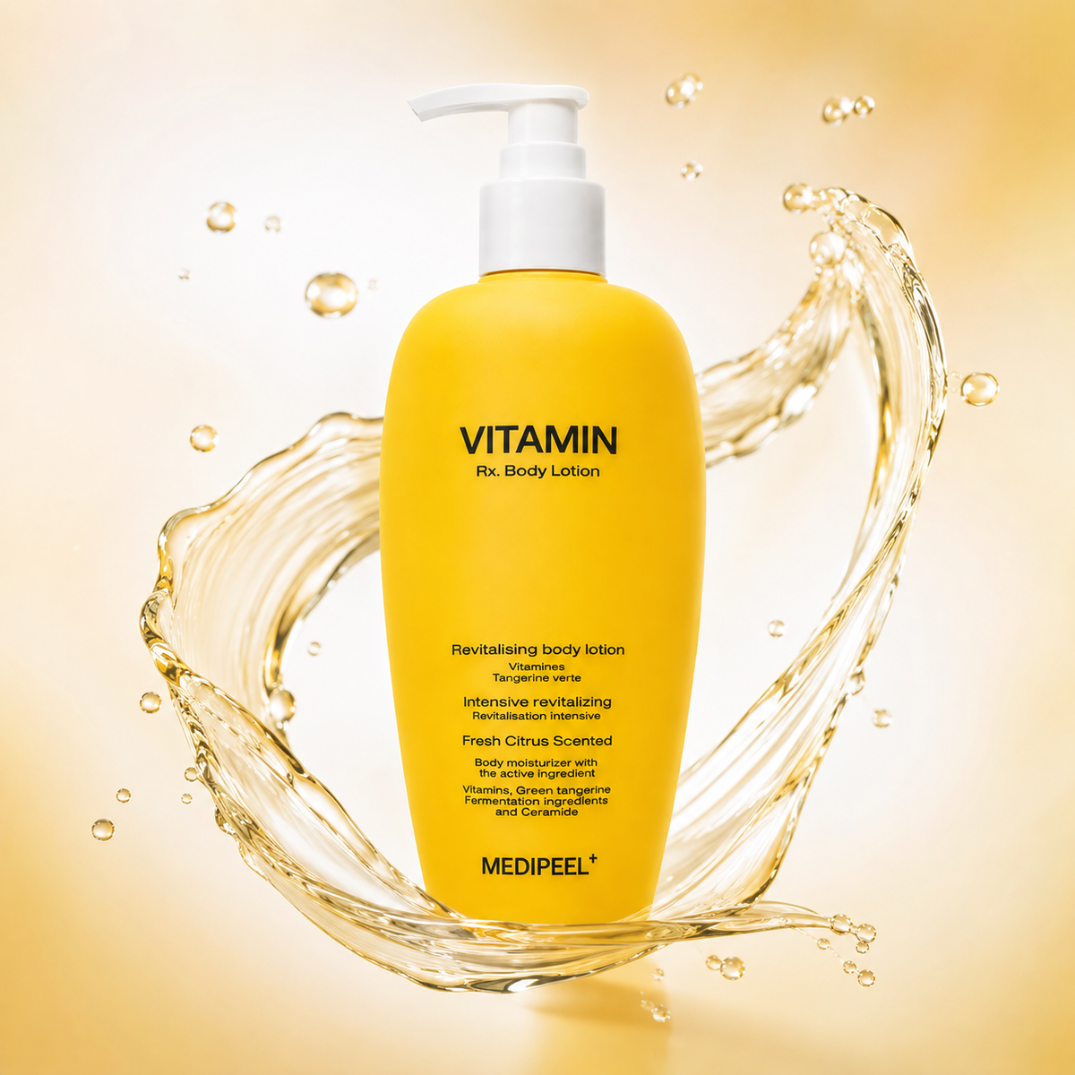 MEDIPEEL Vitamin RX. Body Lotion 400ml, revitalizing body lotion for dry skin with vitamin and ceramide care