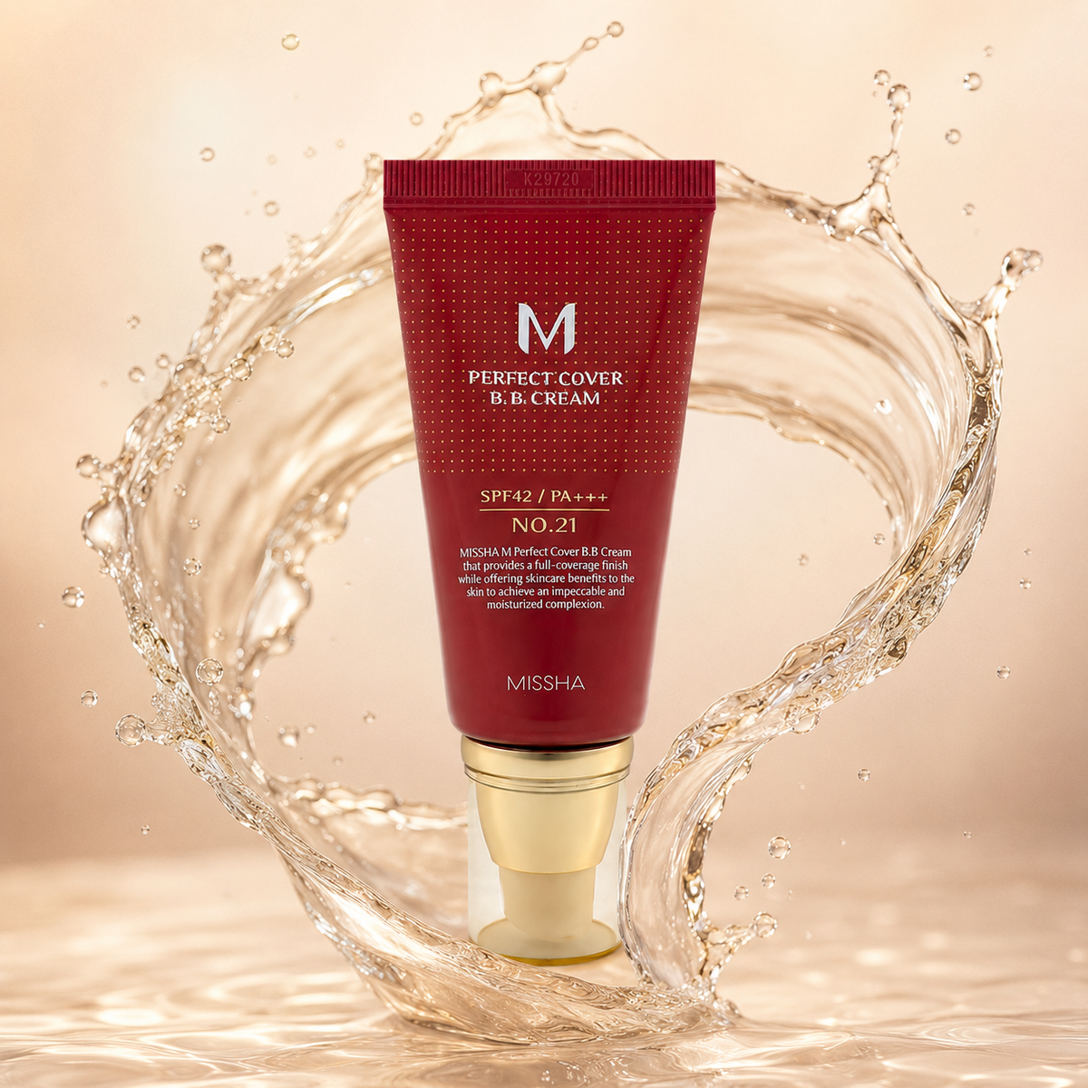 MISSHA M Perfect Cover B.B Cream SPF42 No.21 50ml for full coverage and moisturized-looking skin