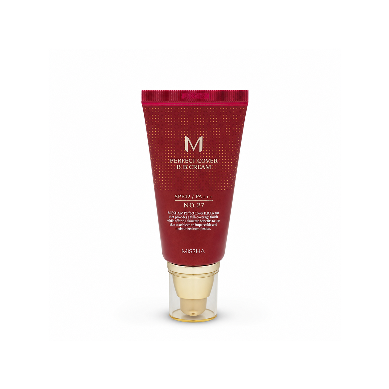 MISSHA M Perfect Cover B.B Cream No.27 50ml BB cream with SPF42/PA+++ for full coverage and an even-looking complexion