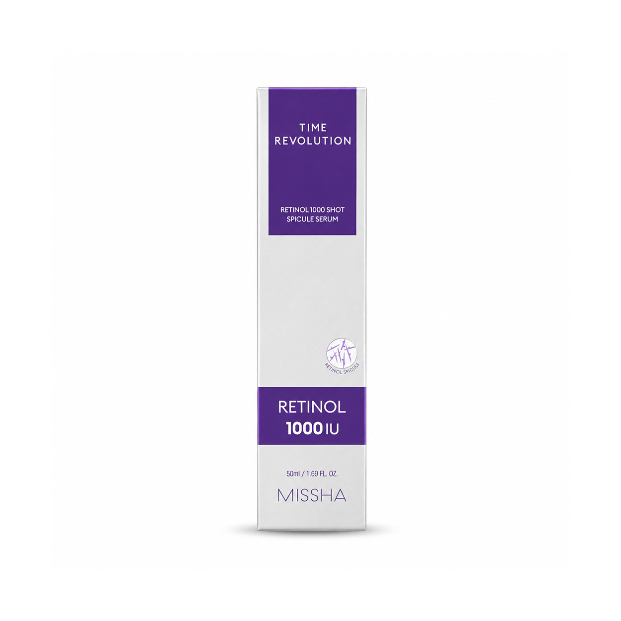 MISSHA Time Revolution Retinol 1000 Shot Spicule Serum 50ml retinol face serum for fine lines and uneven skin texture