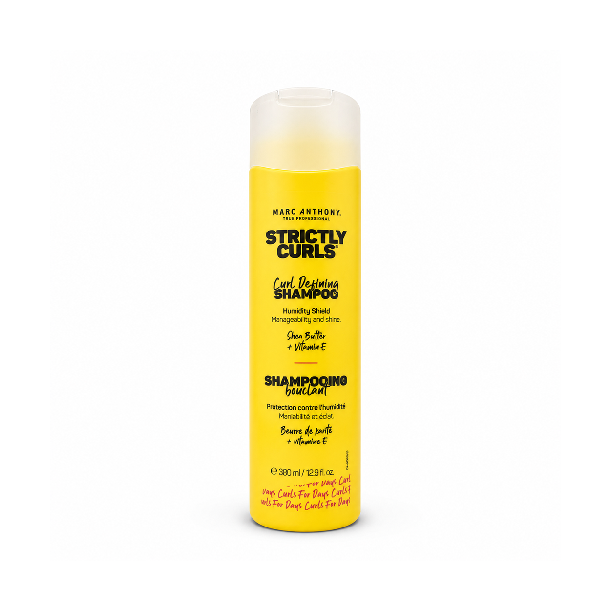 Marc Anthony Strictly Curls Curl Defining Shampoo 380ml for frizz control and humidity protection for curly hair