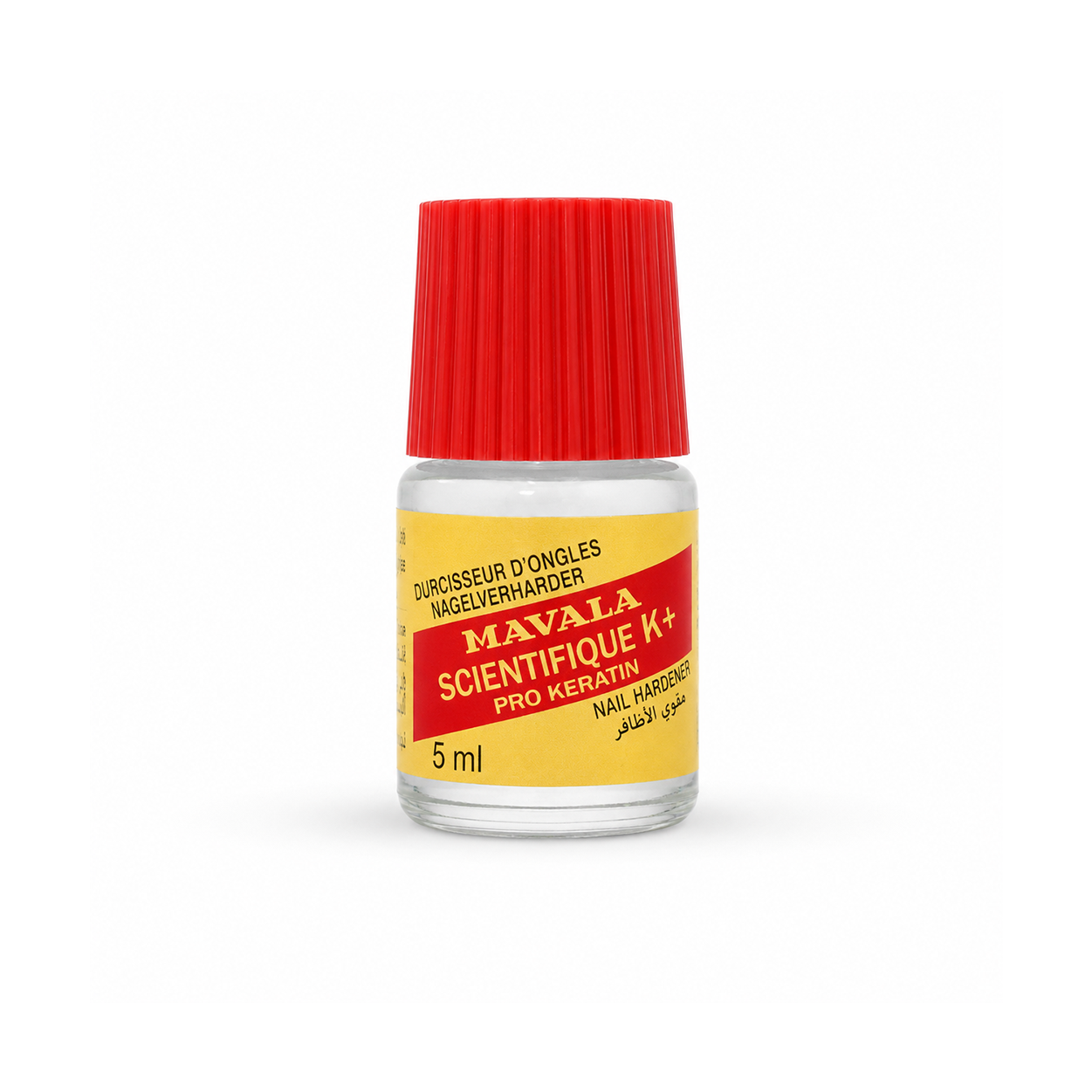 Mavala Scientifique K+ Pro Keratin Nail Hardener 5ml treatment for strengthening weak, brittle, and peeling nails