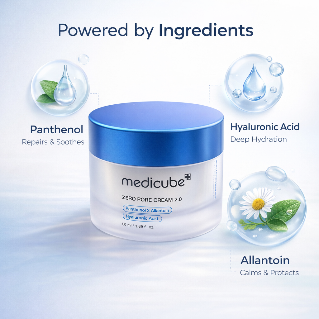 Medicube Zero Pore Cream 2.0 Hydrating Pore Care 50ml | Buy Online UAE